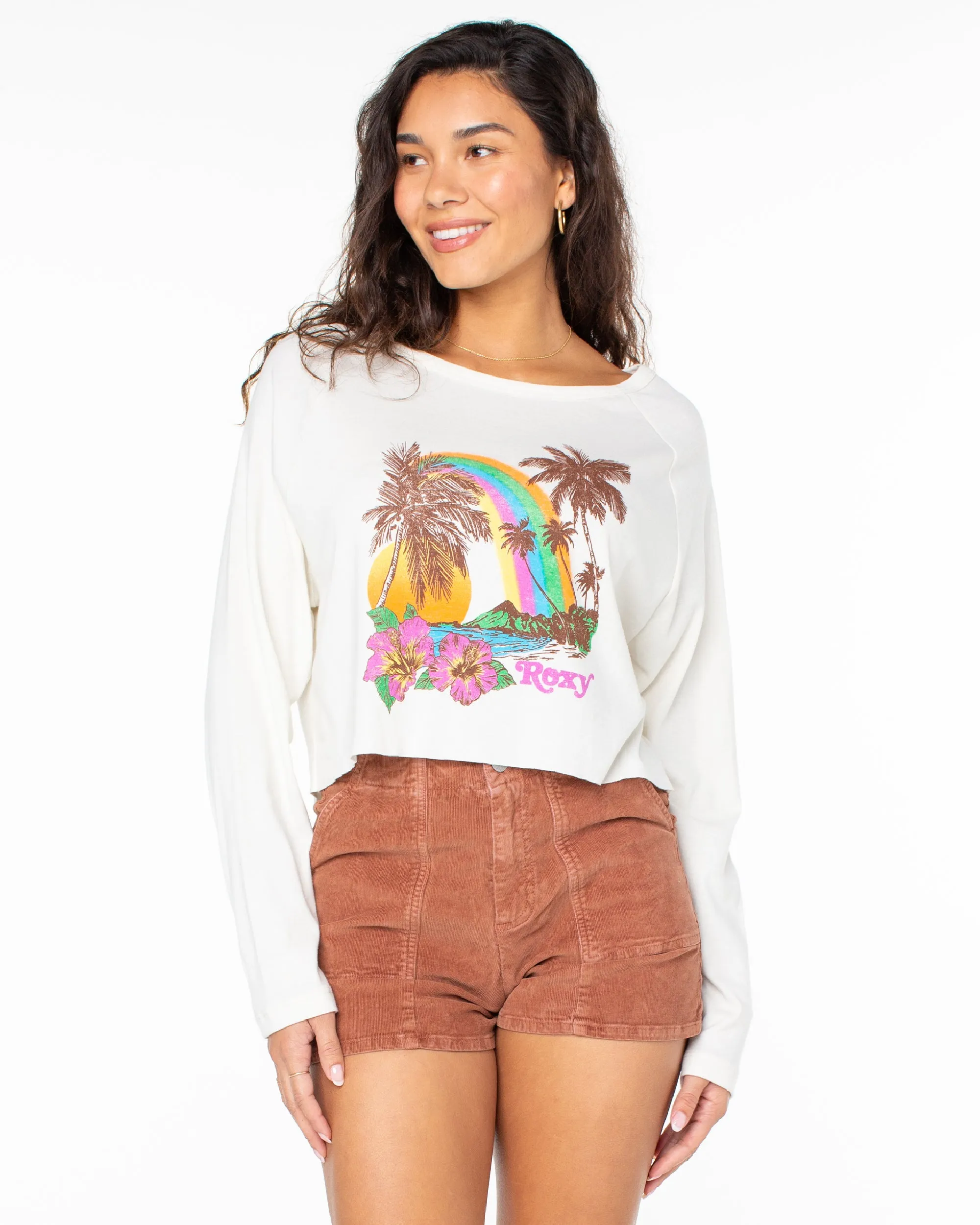 Rainbow Beach T-Shirt - Egret sold by Roxy