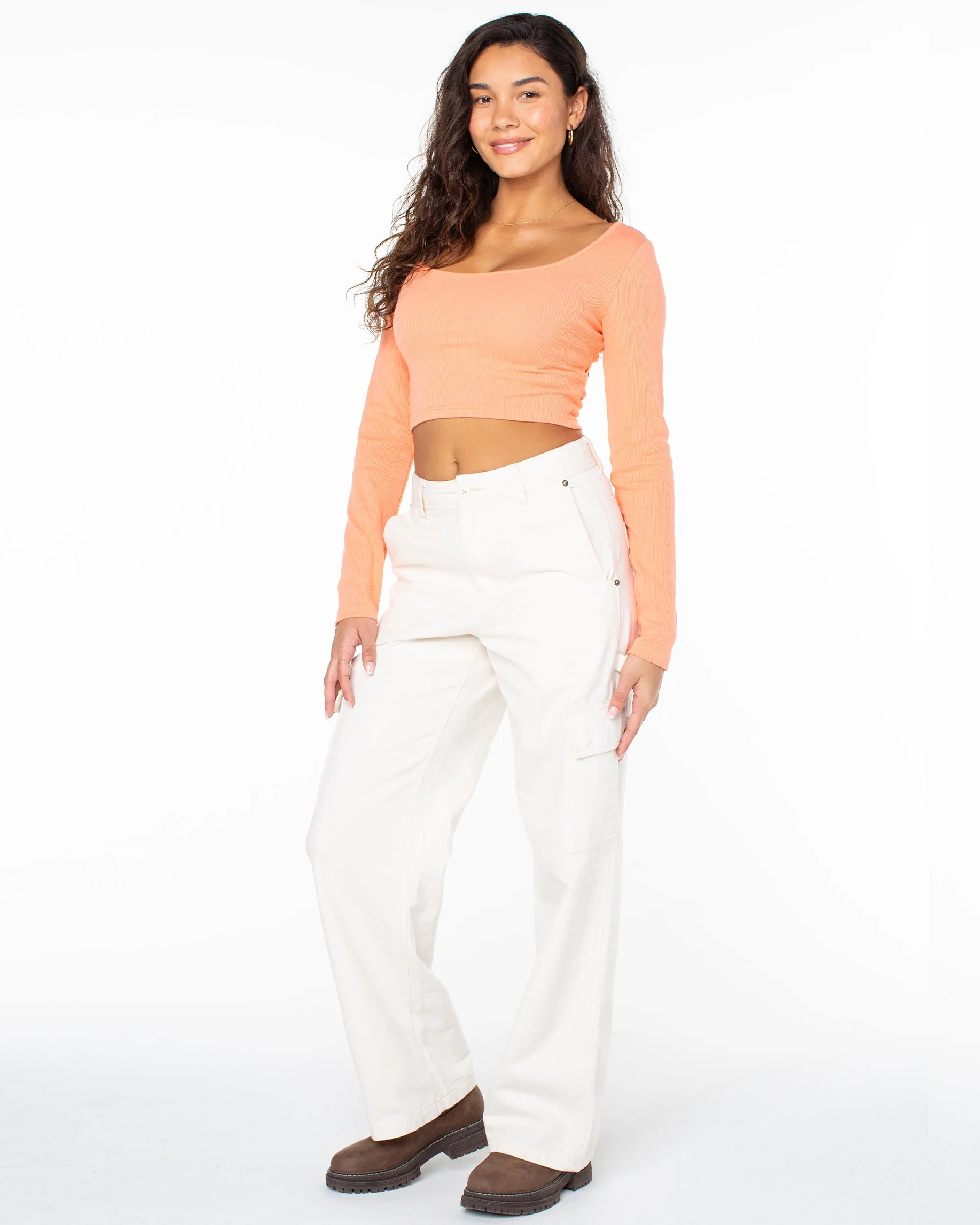 Good Keepsake Long Sleeve Crop Top - Desert Flower sold by Roxy product image thumbnail 5