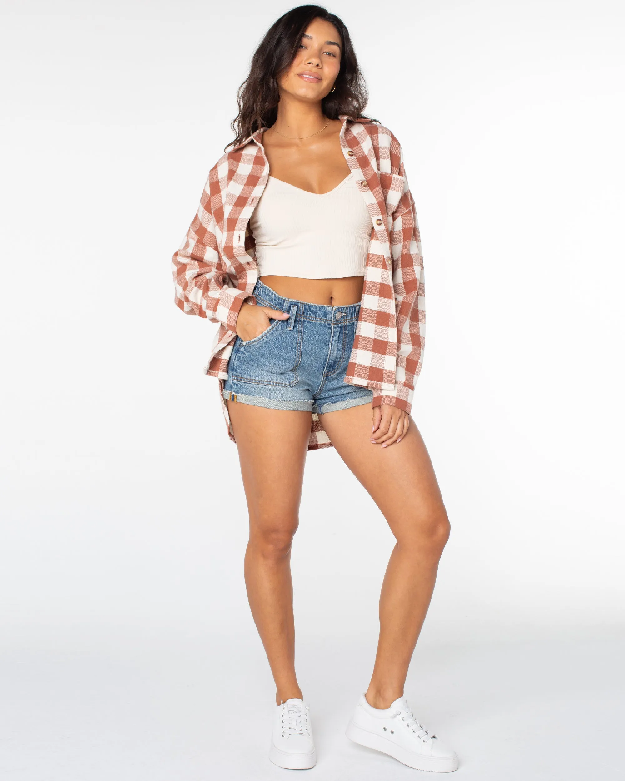 Lets Get Away Shirt - Russet sold by Roxy product image thumbnail 5