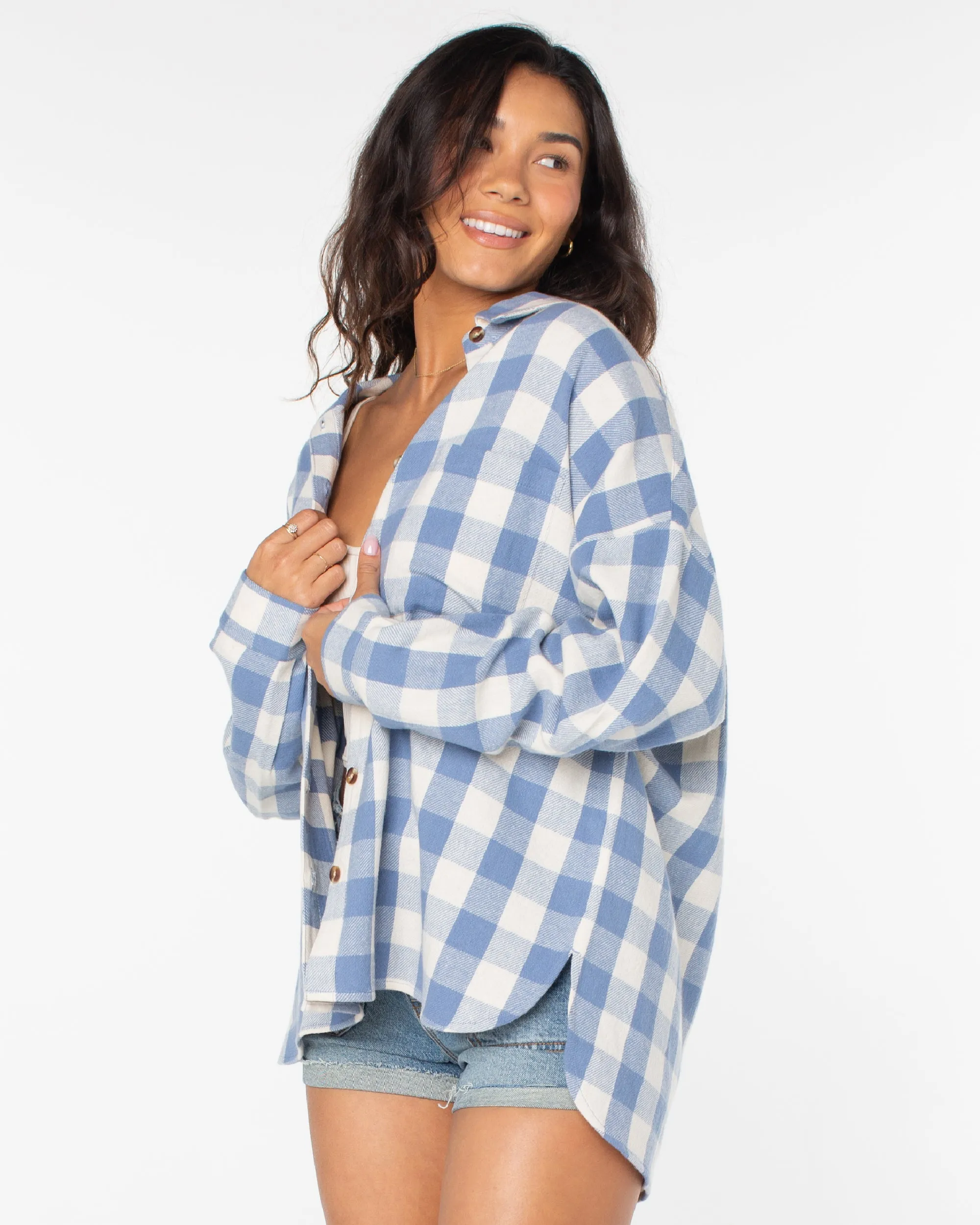 Lets Get Away Shirt - Infinity Blue sold by Roxy product image thumbnail 3