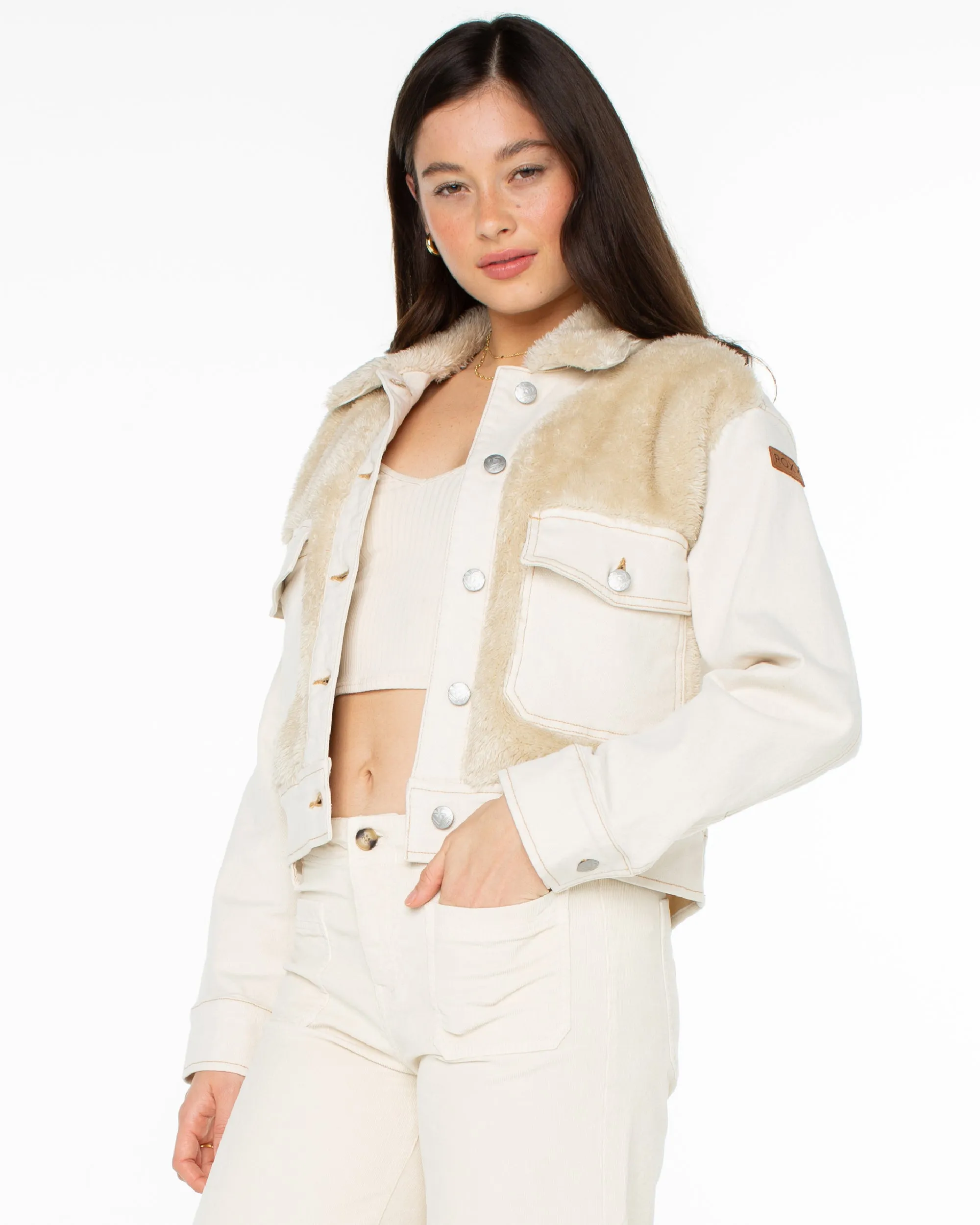 No Wokkas Jacket - Natural sold by Roxy product image thumbnail 5
