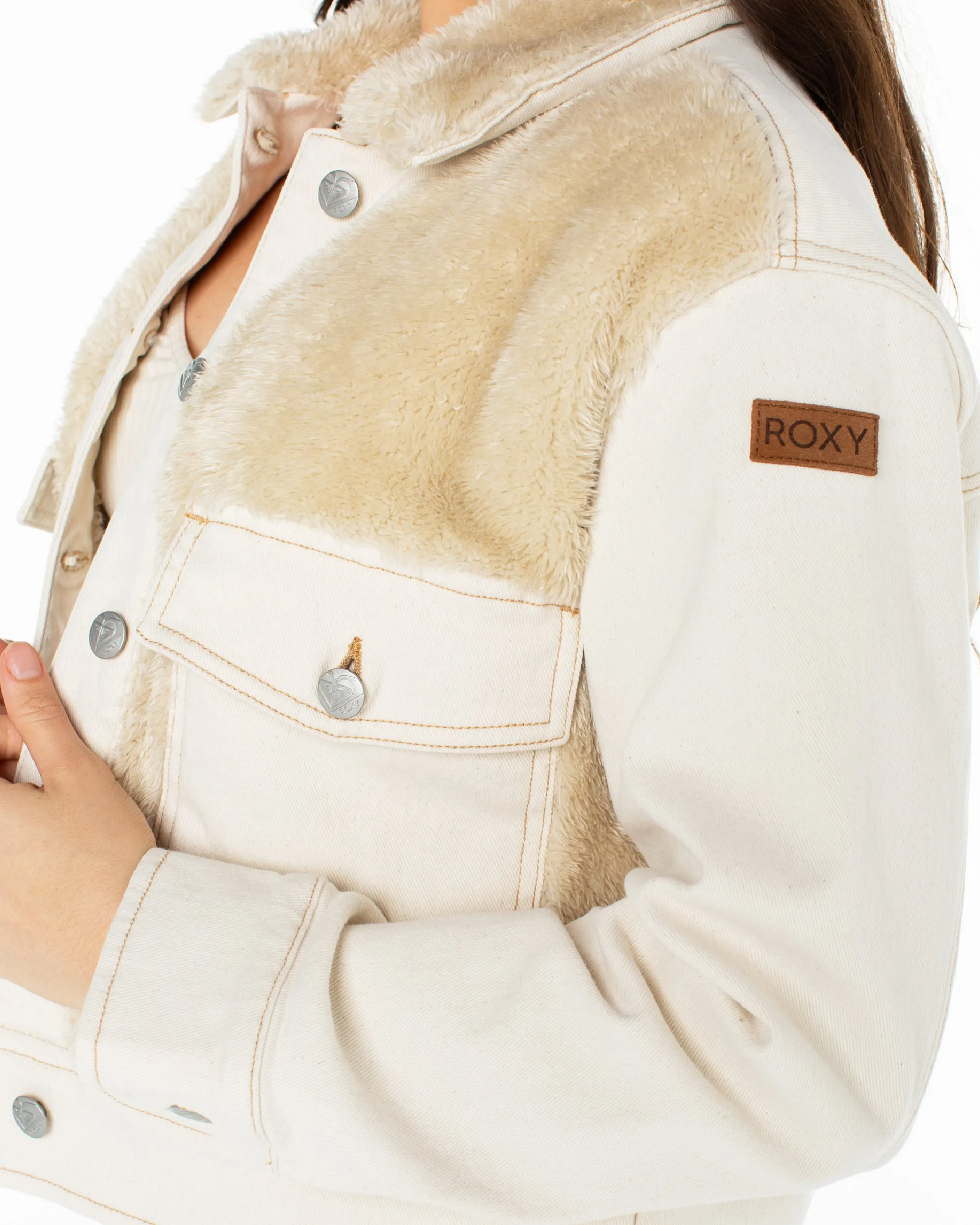 No Wokkas Jacket - Natural sold by Roxy product image thumbnail 3
