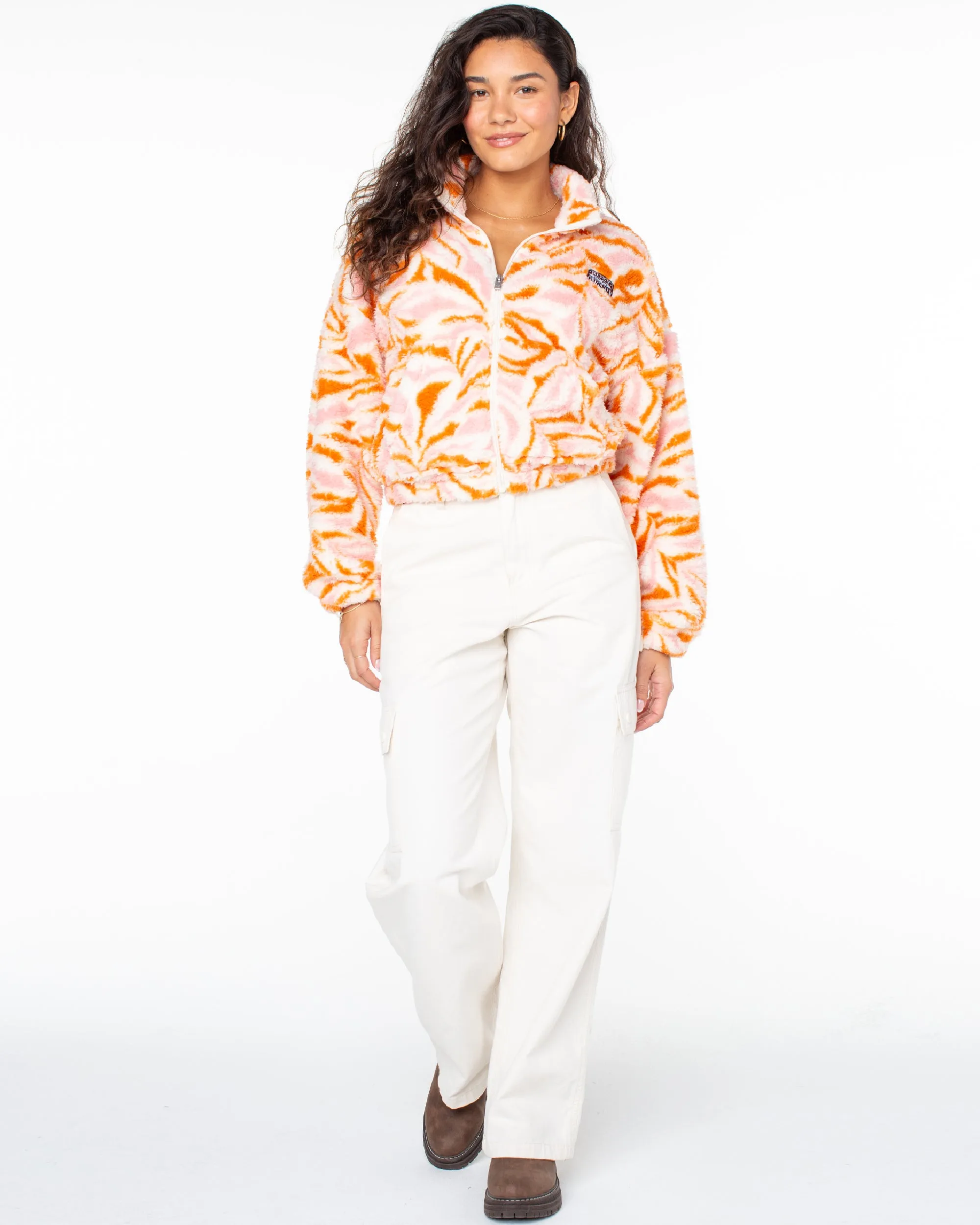 Cold Surf Zip Up Fleece Jacket - Parchment sold by Roxy product image thumbnail 5