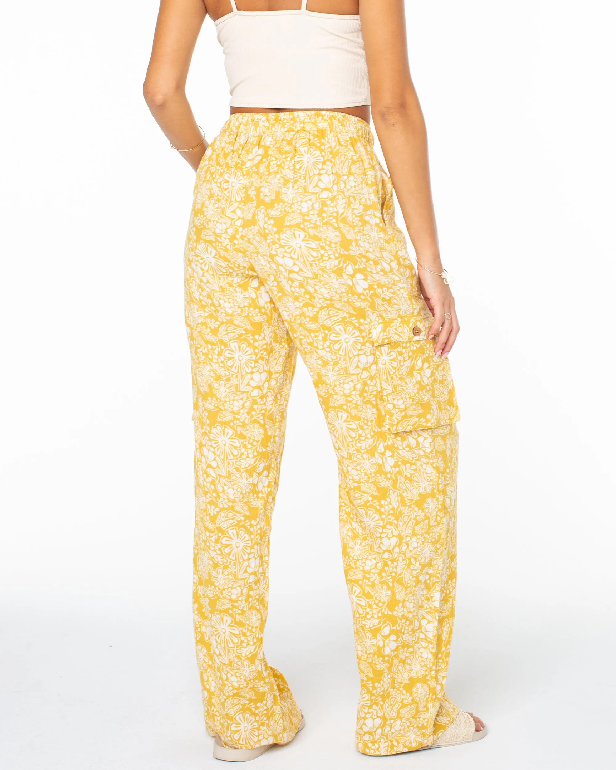 Precious Cargo Printed Pants - Sauterne sold by Roxy product image thumbnail 2