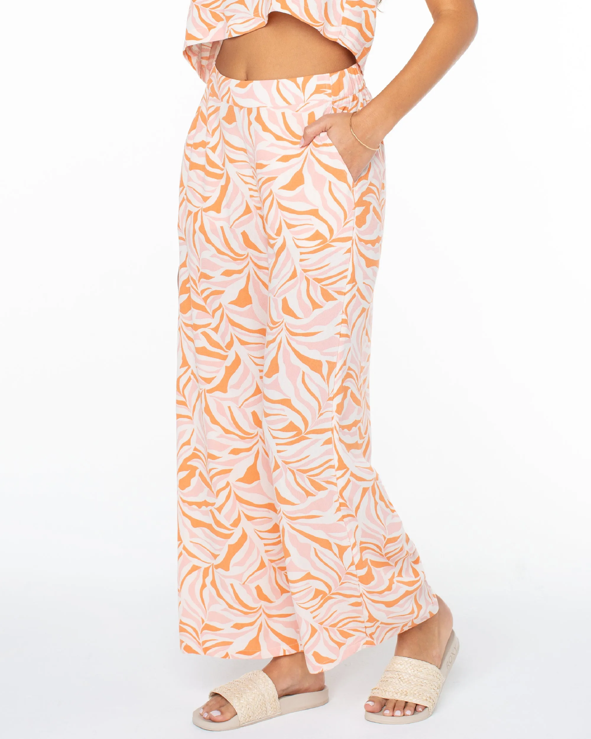 Midnight Avenue Wide Leg Pants - Parchment sold by Roxy product image thumbnail 3