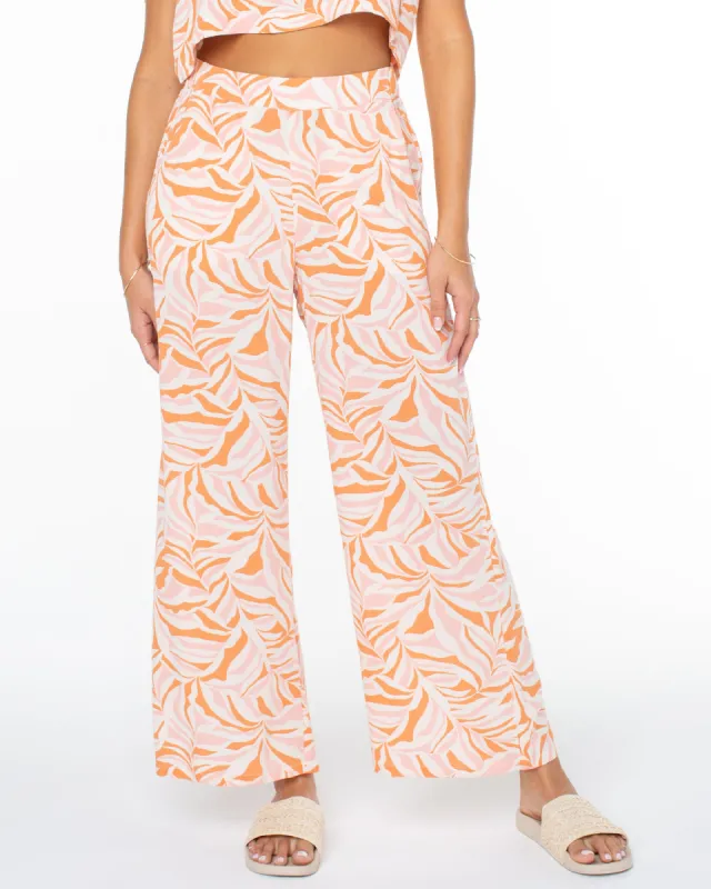 Midnight Avenue Wide Leg Pants - Parchment sold by Roxy