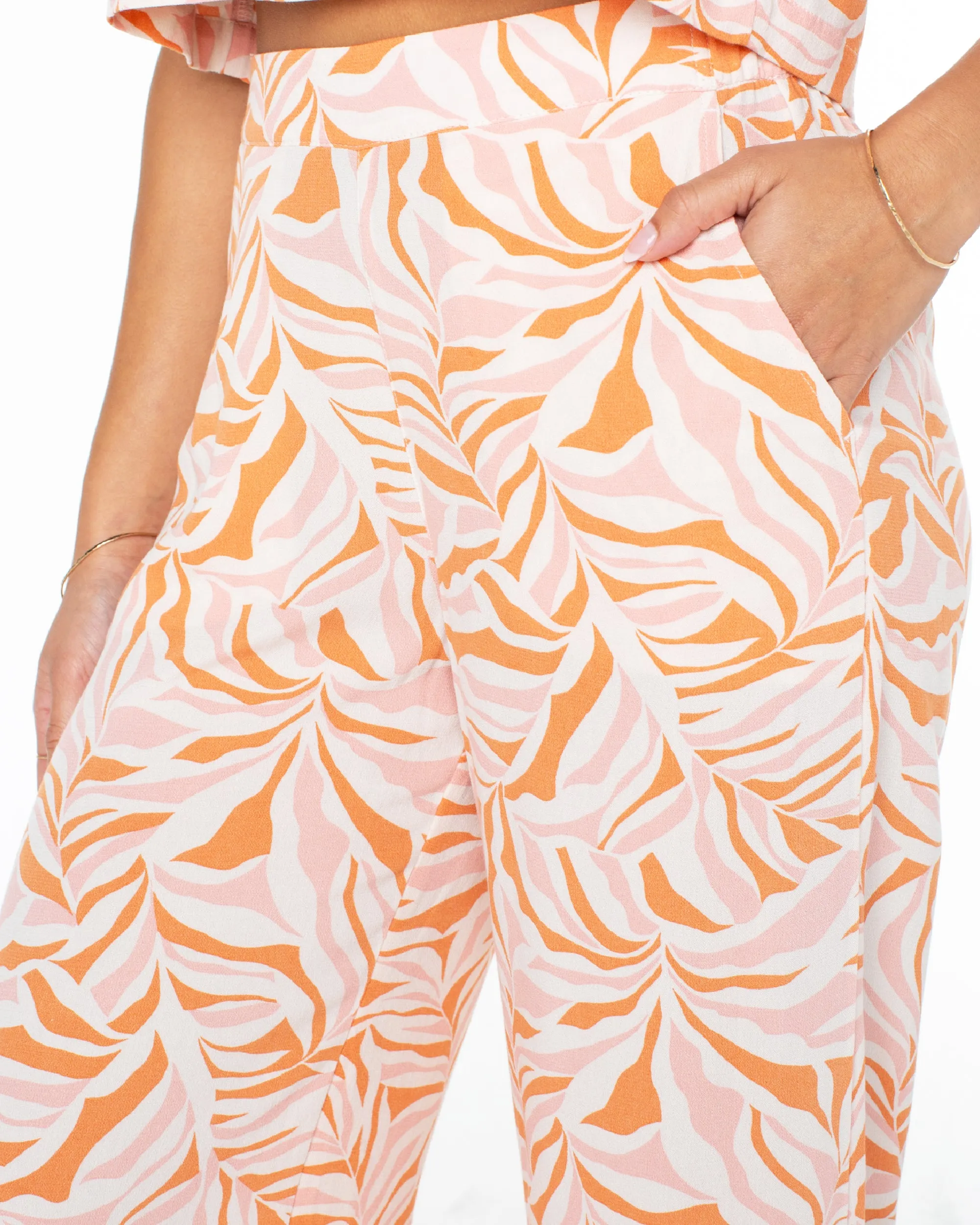 Midnight Avenue Wide Leg Pants - Parchment sold by Roxy product image thumbnail 4