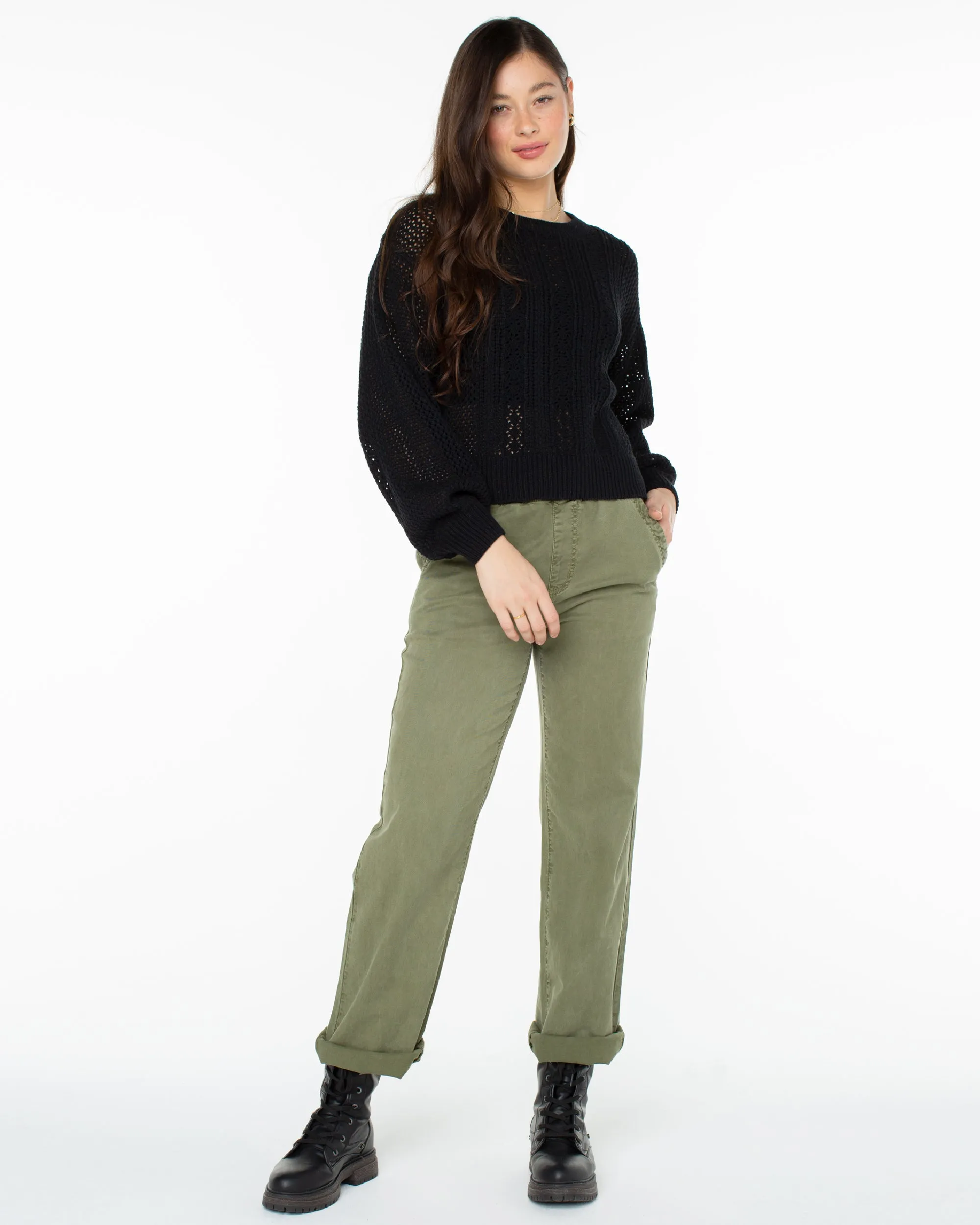 Day Break Open Knit Sweater - Anthracite sold by Roxy product image thumbnail 4