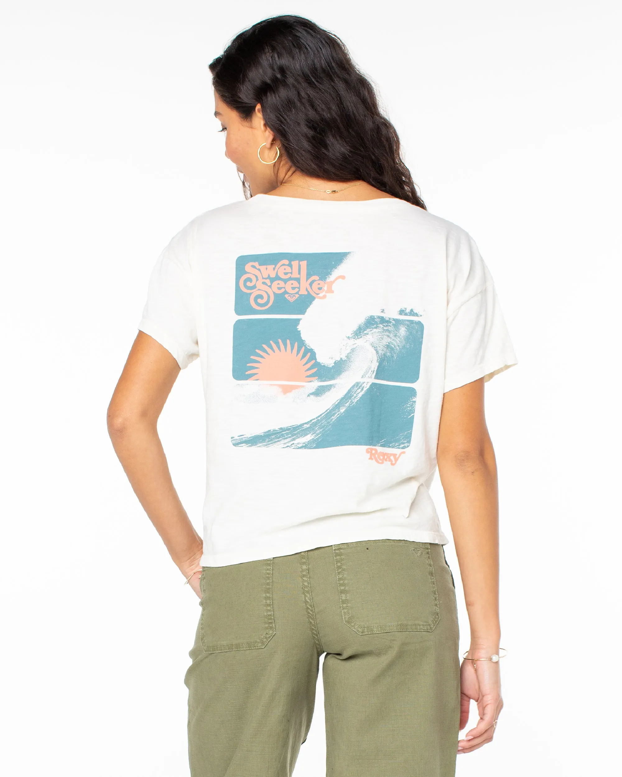 Swell Seeker T-Shirt - Egret sold by Roxy product image thumbnail 2