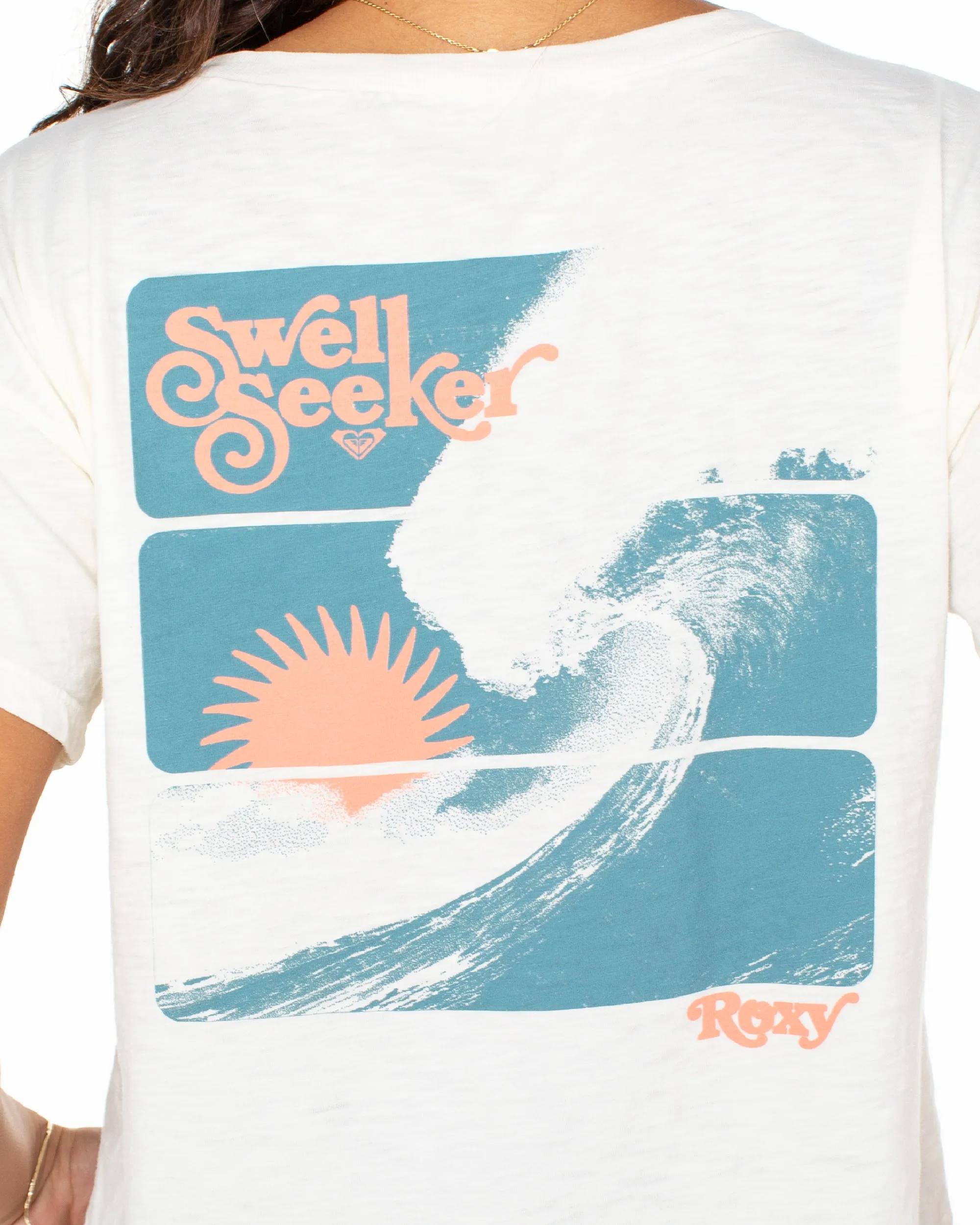 Swell Seeker T-Shirt - Egret sold by Roxy product image thumbnail 5