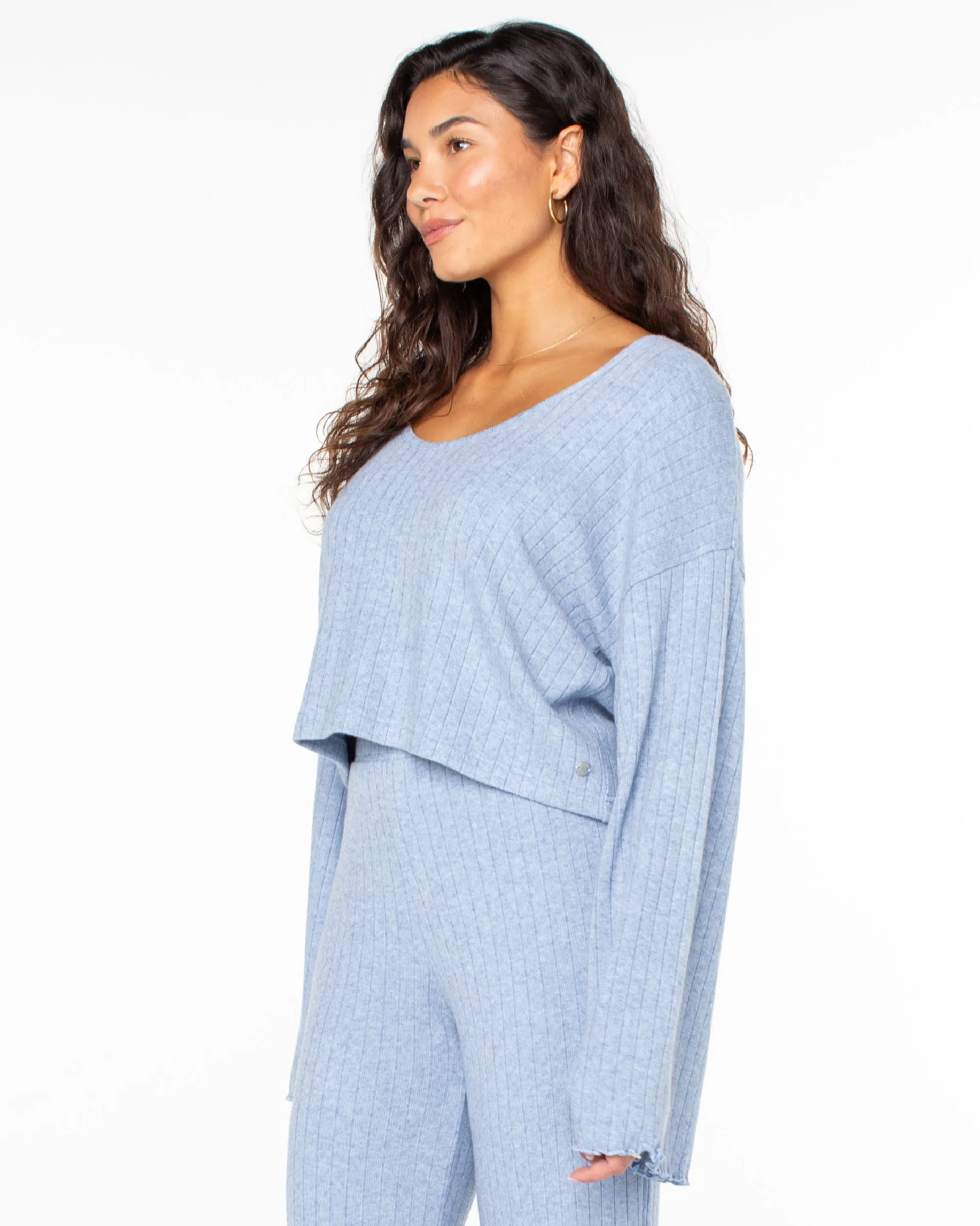 Sandy Coast Long Sleeve Top - Infinity Blue sold by Roxy product image thumbnail 3