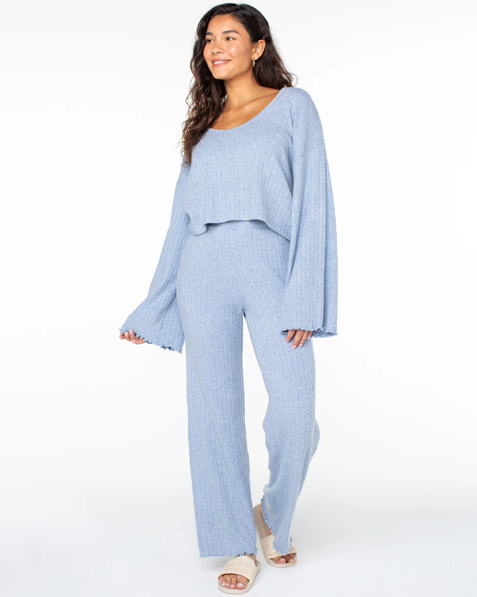 Sandy Coast Long Sleeve Top - Infinity Blue sold by Roxy product image thumbnail 5