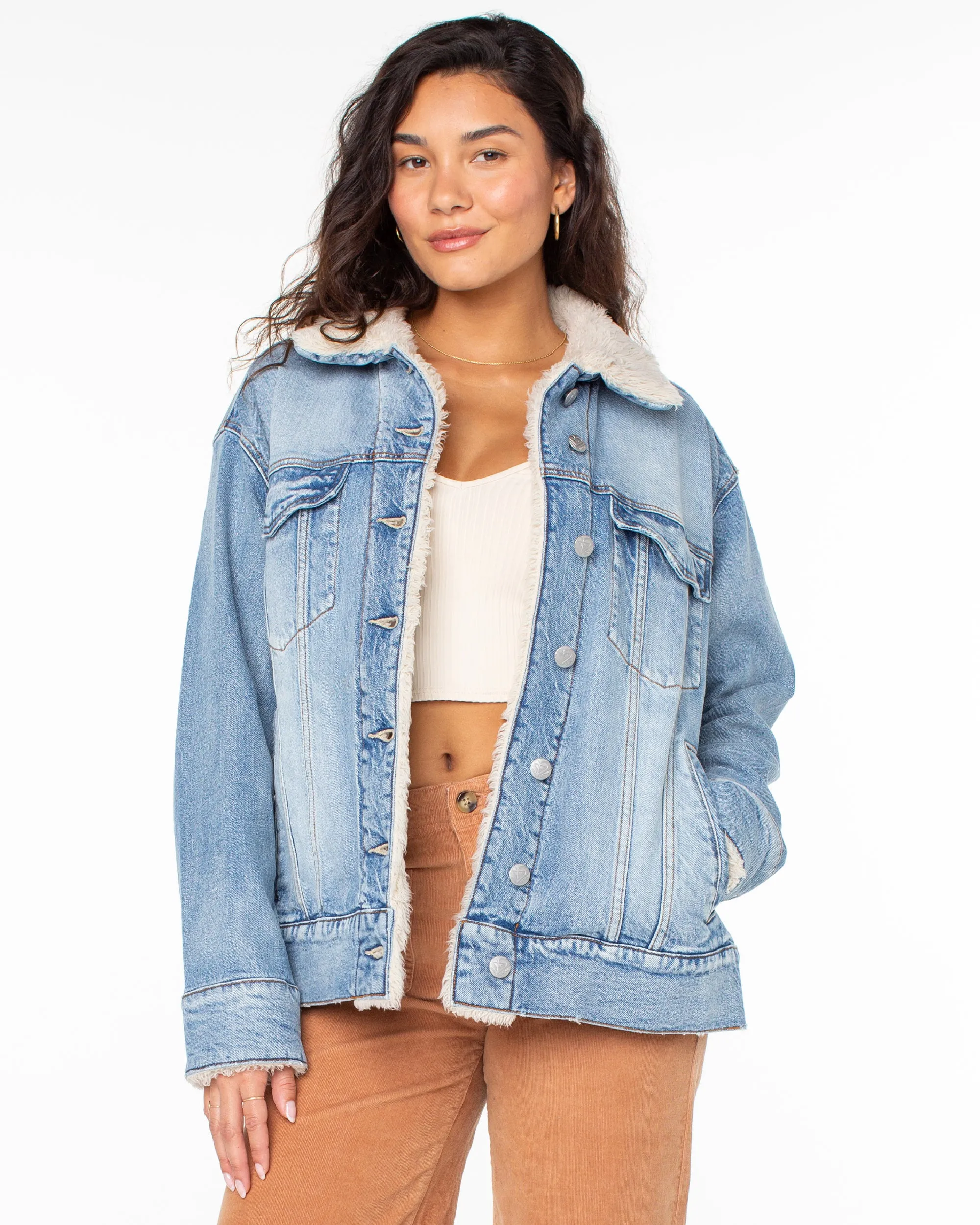 So Amped Sherpa Jacket - Surf Fin sold by Roxy