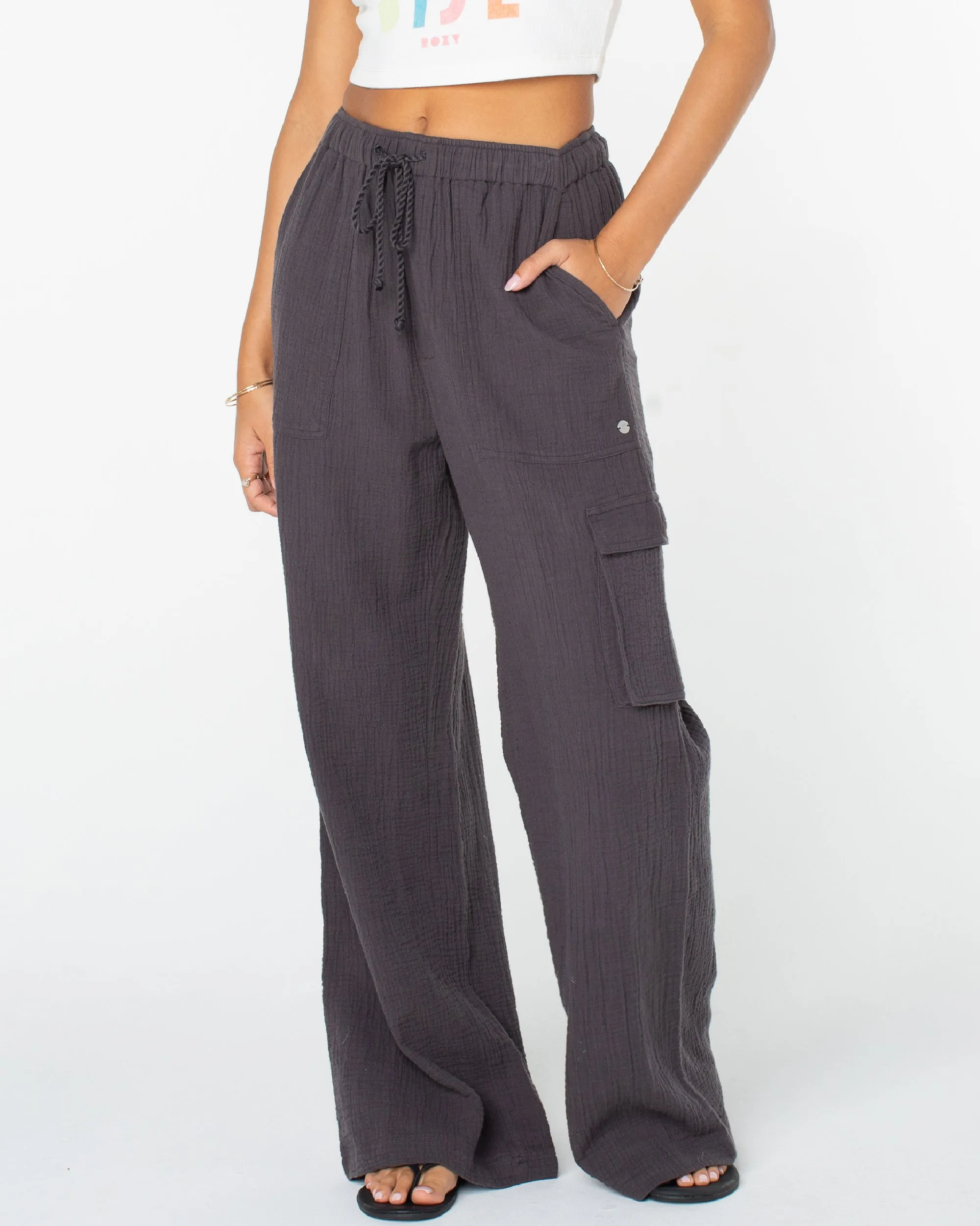 Precious Cargo Beach Pants - Phantom sold by Roxy