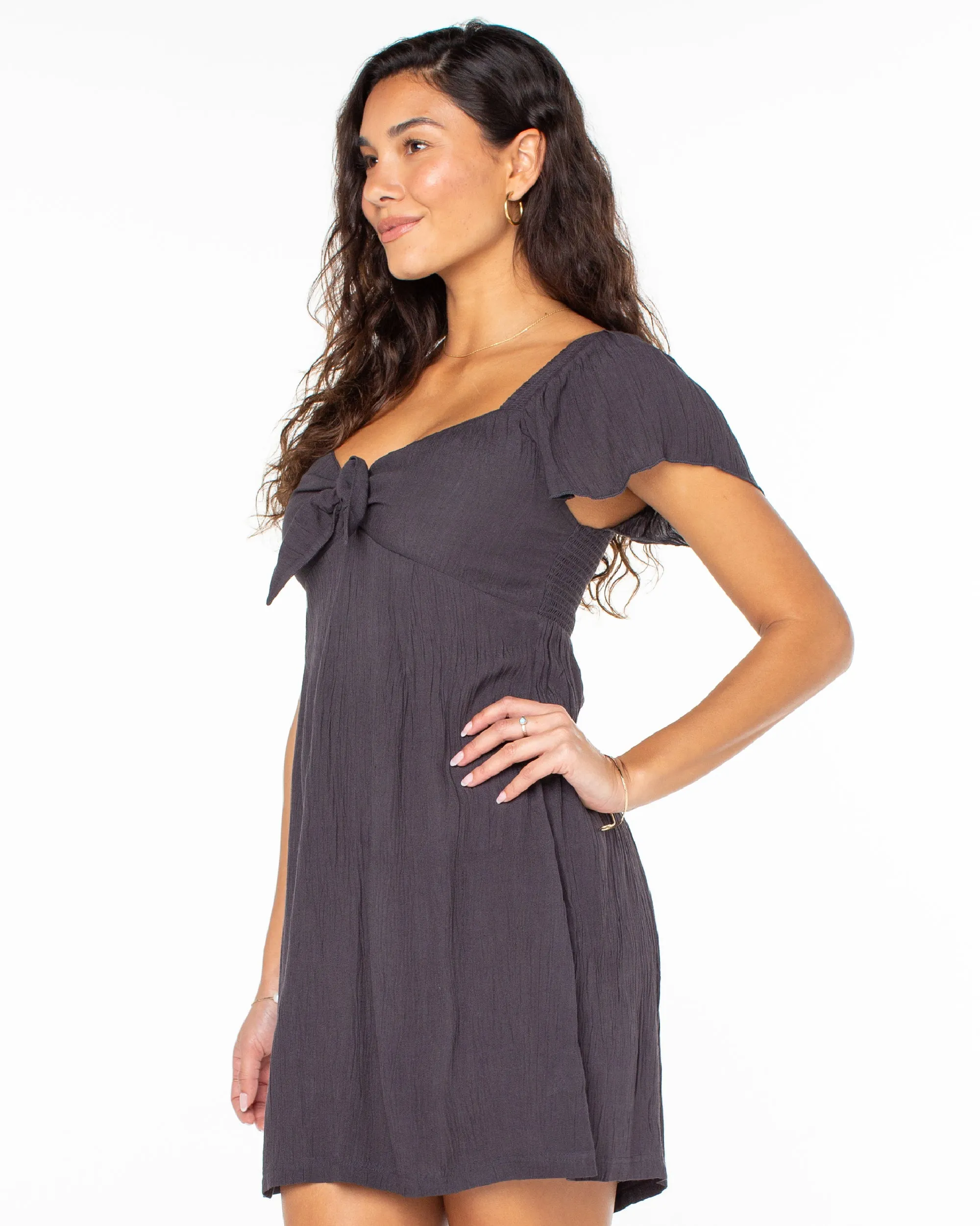 Oceanview Mini Dress - Anthracite sold by Roxy product image thumbnail 3