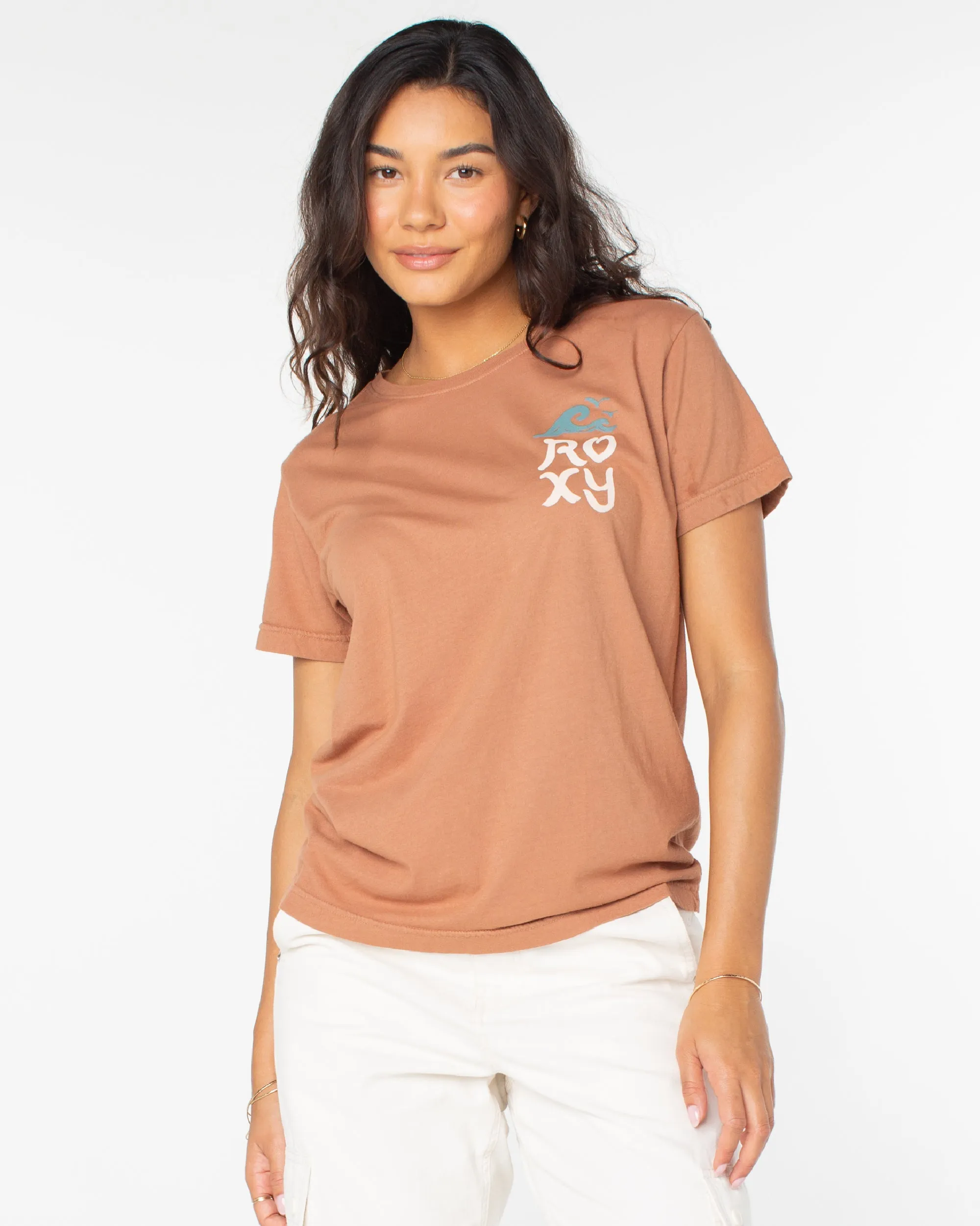 Painted Surf T-Shirt - Russet sold by Roxy