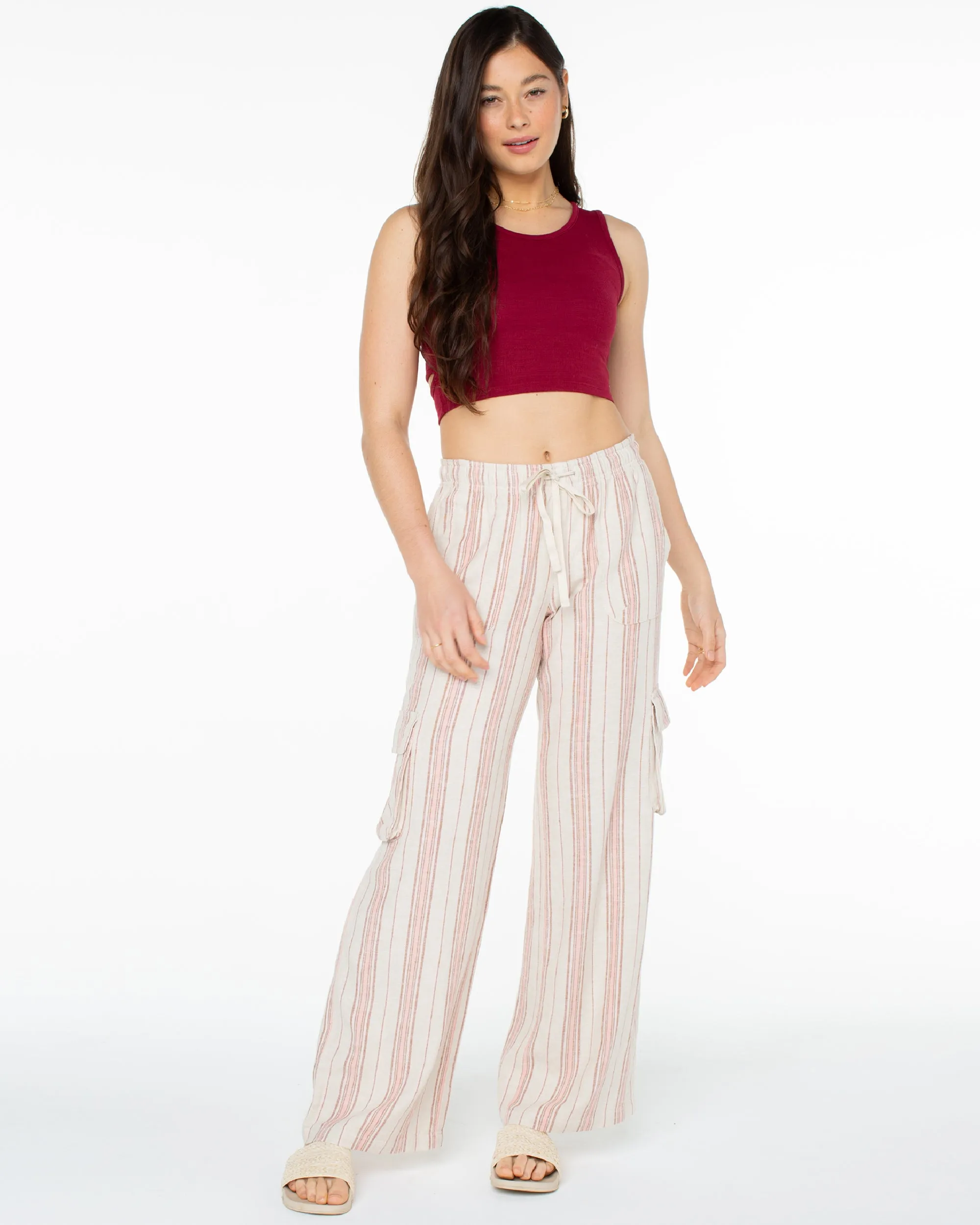 Good Keepsake Crop Top - Rumba Red sold by Roxy product image thumbnail 4