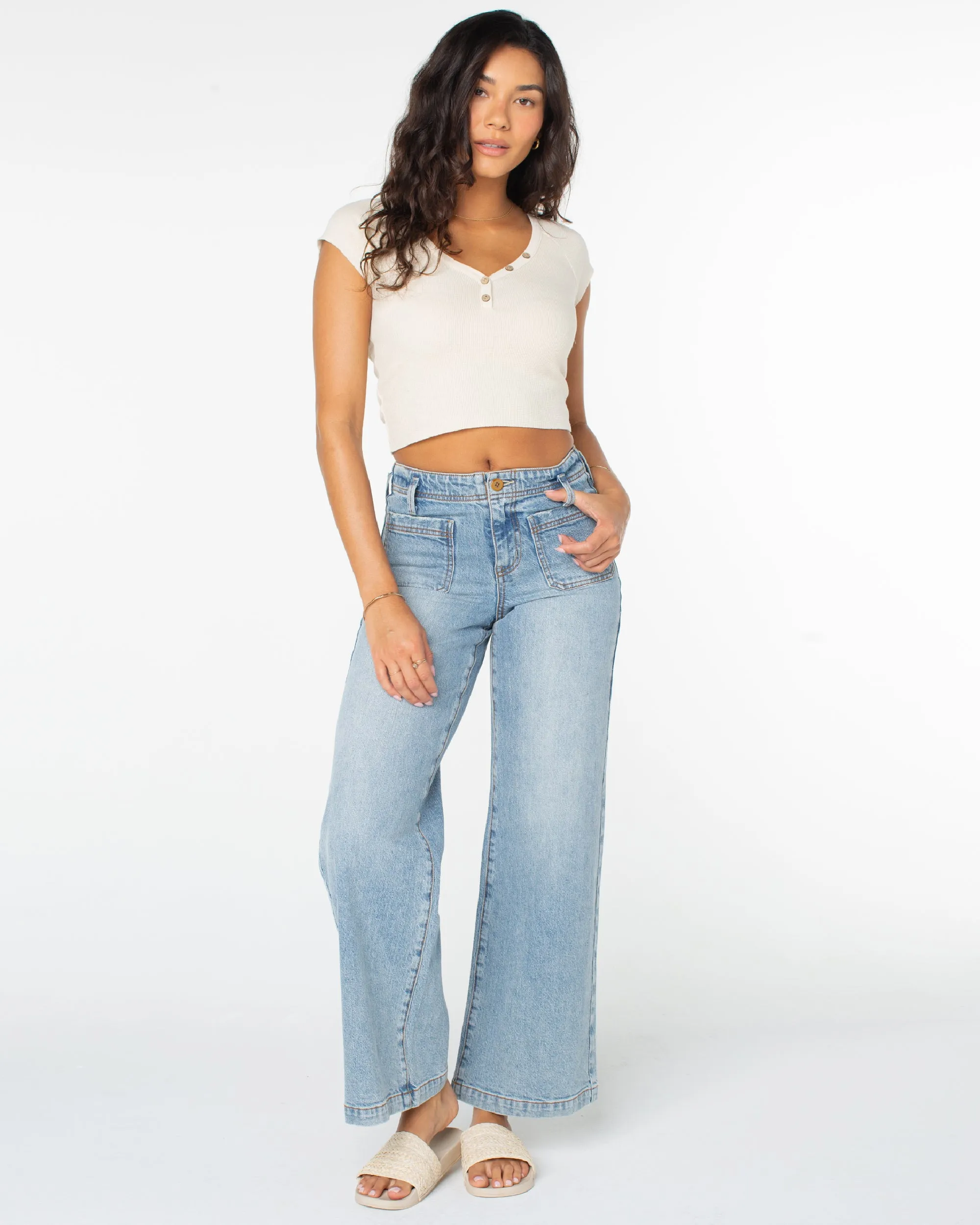 Coffee Date Top - Camel sold by Roxy product image thumbnail 5