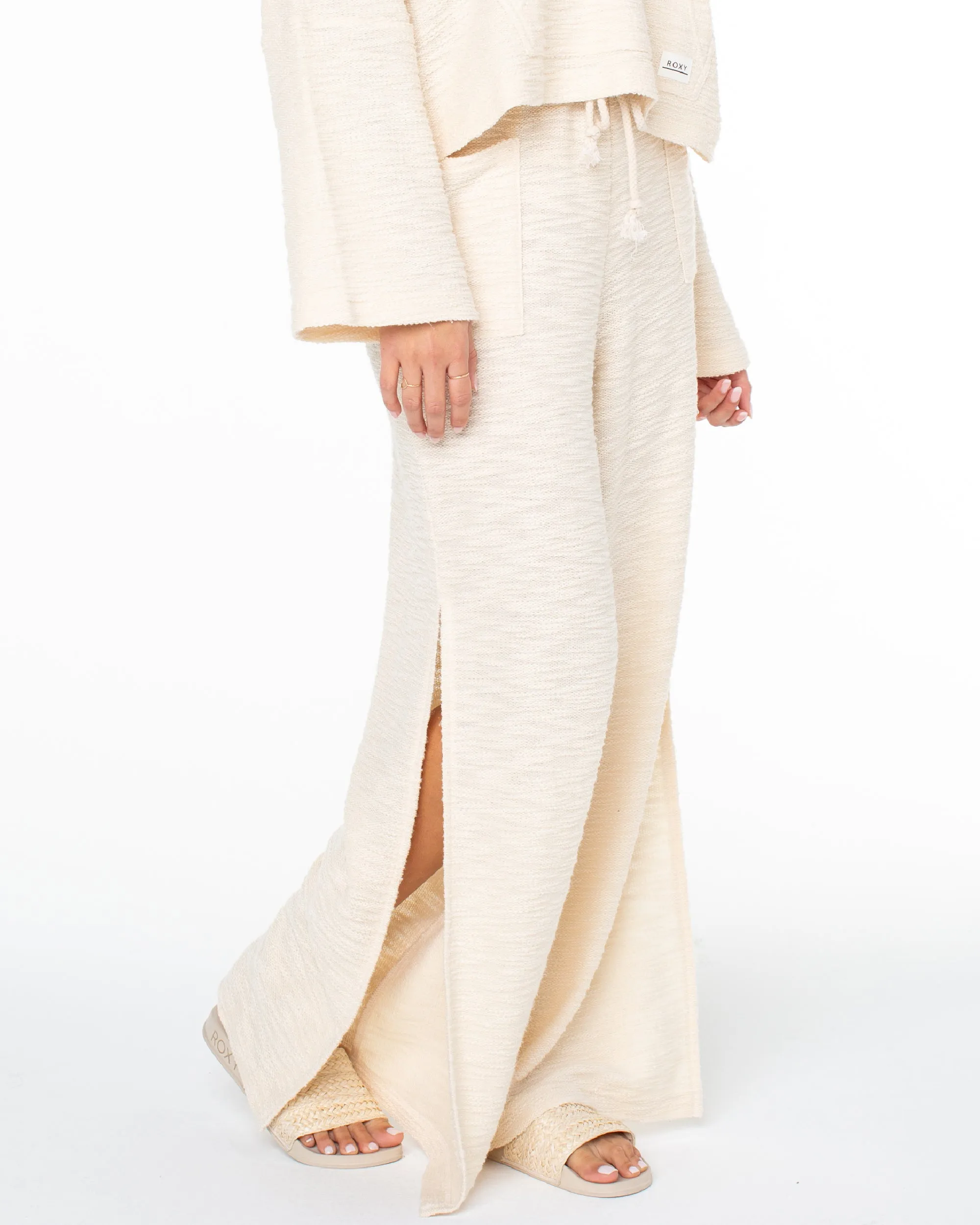Beach Breeze Side-Slit Wide Leg Pants - Parchment sold by Roxy product image thumbnail 5