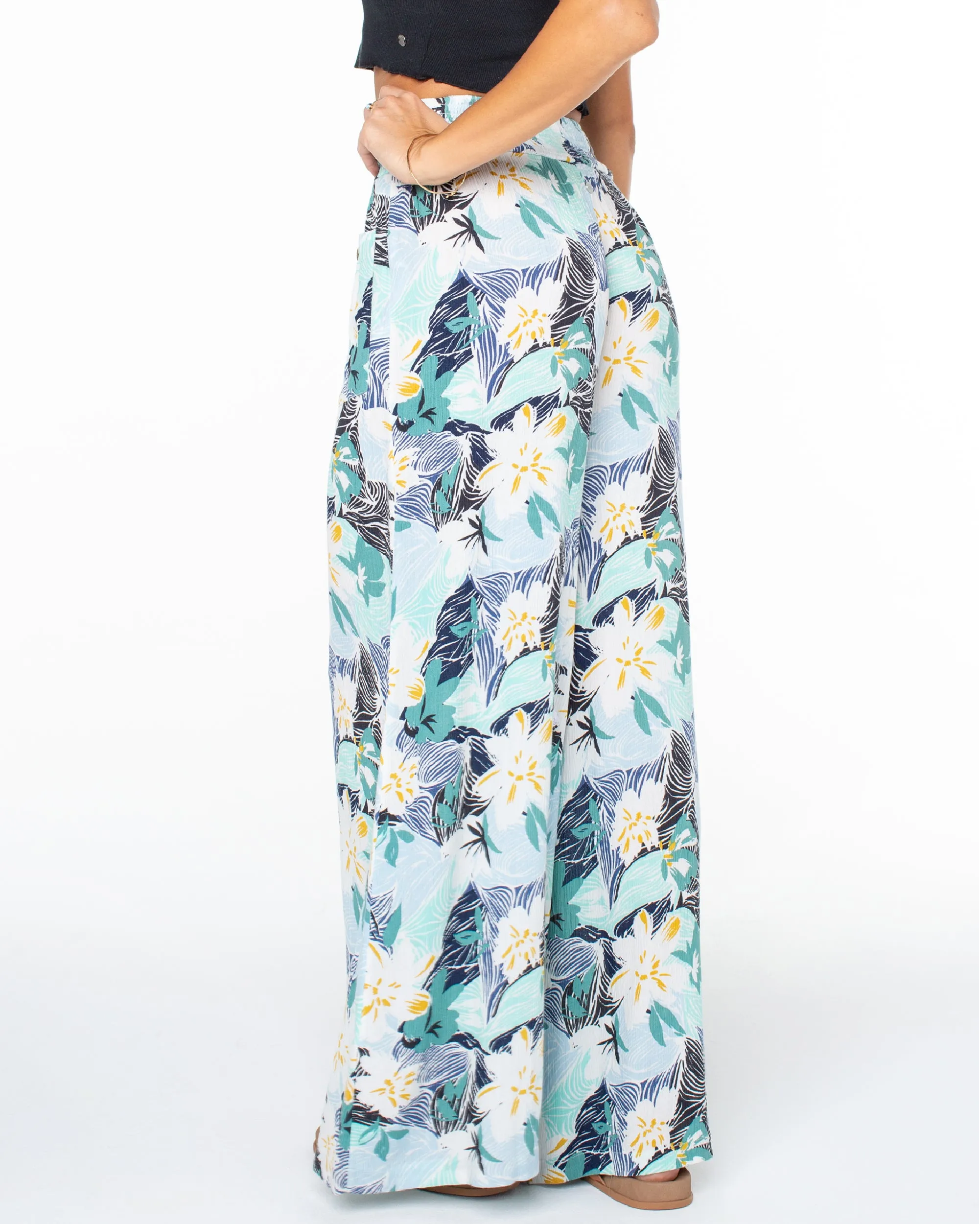 Sunset Daze Wide Leg Pants - Infinity Blue sold by Roxy product image thumbnail 2