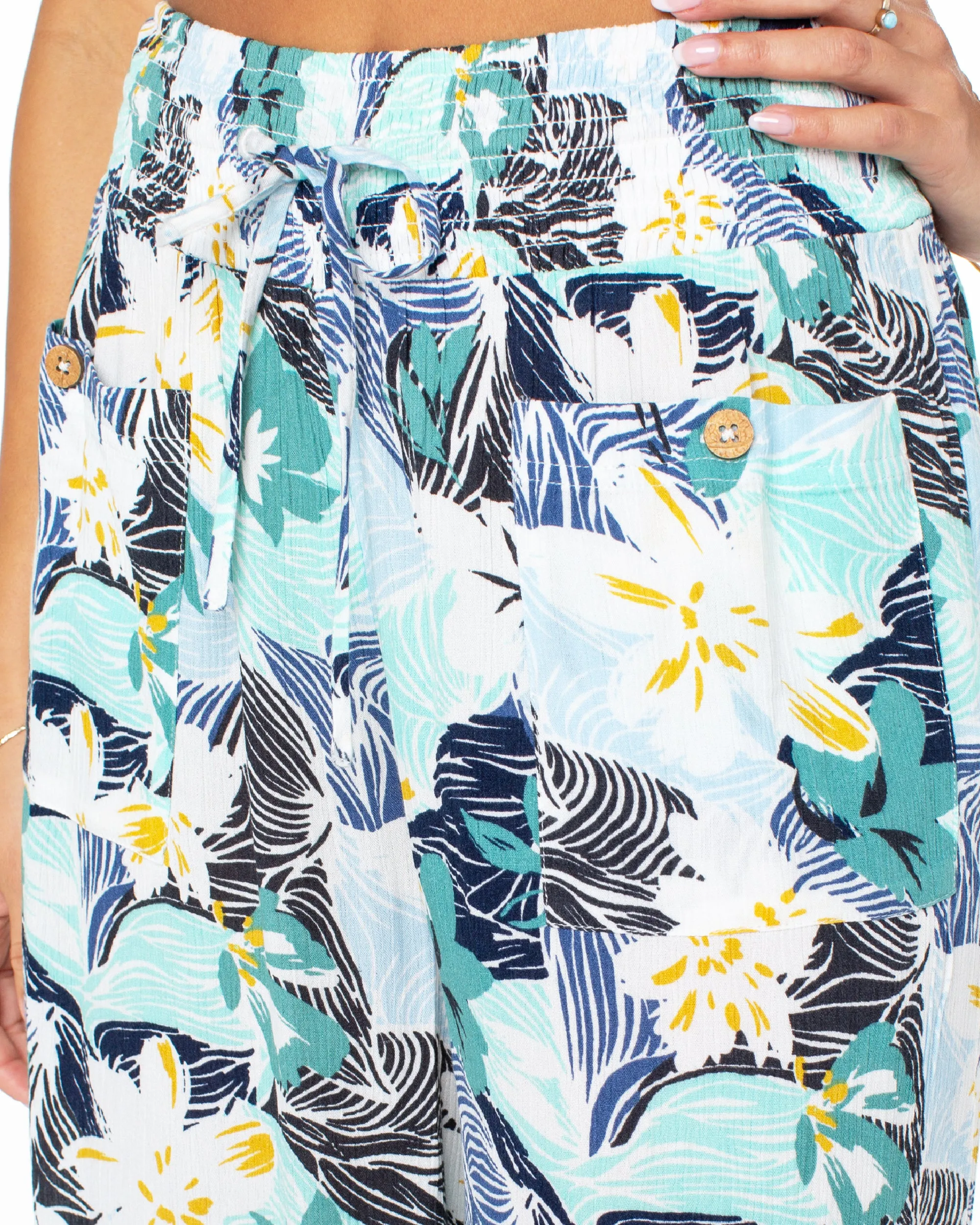 Sunset Daze Wide Leg Pants - Infinity Blue sold by Roxy product image thumbnail 4