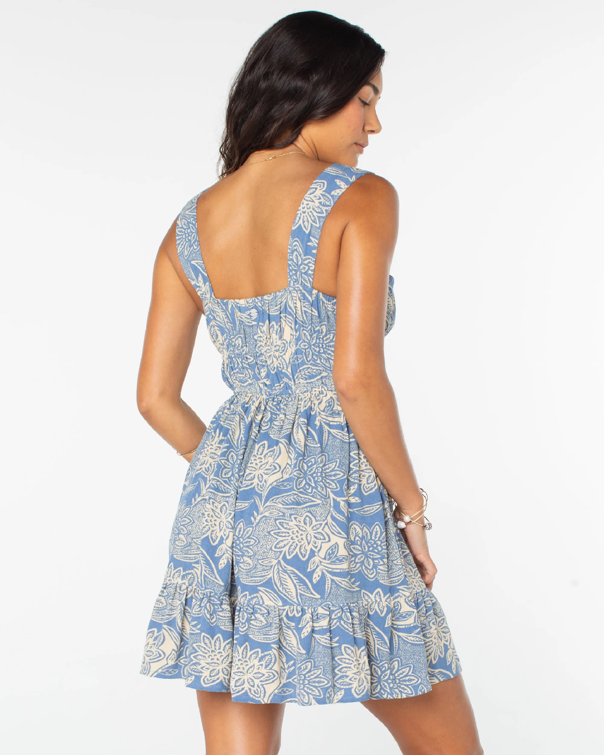 Paradise Breeze Mini Dress - Infinity Blue Lotus Batik sold by Roxy product image thumbnail 2