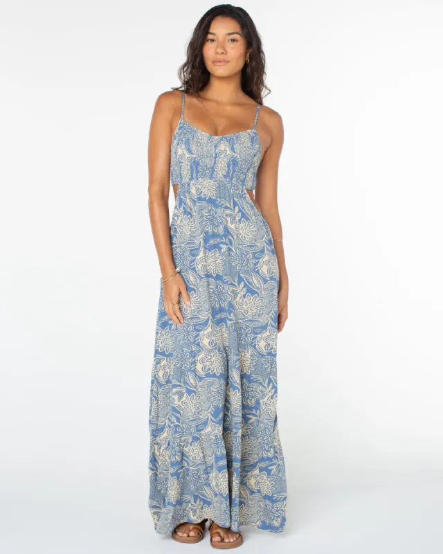 Hot Tropics Maxi Dress - Infinity Blue Lotus Batik sold by Roxy