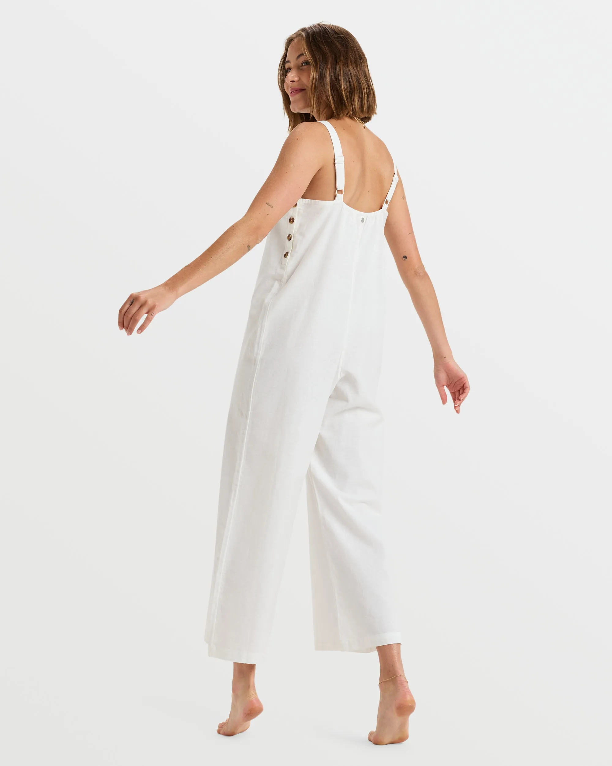 Summer Icon Jumpsuit - Egret sold by Roxy product image thumbnail 2