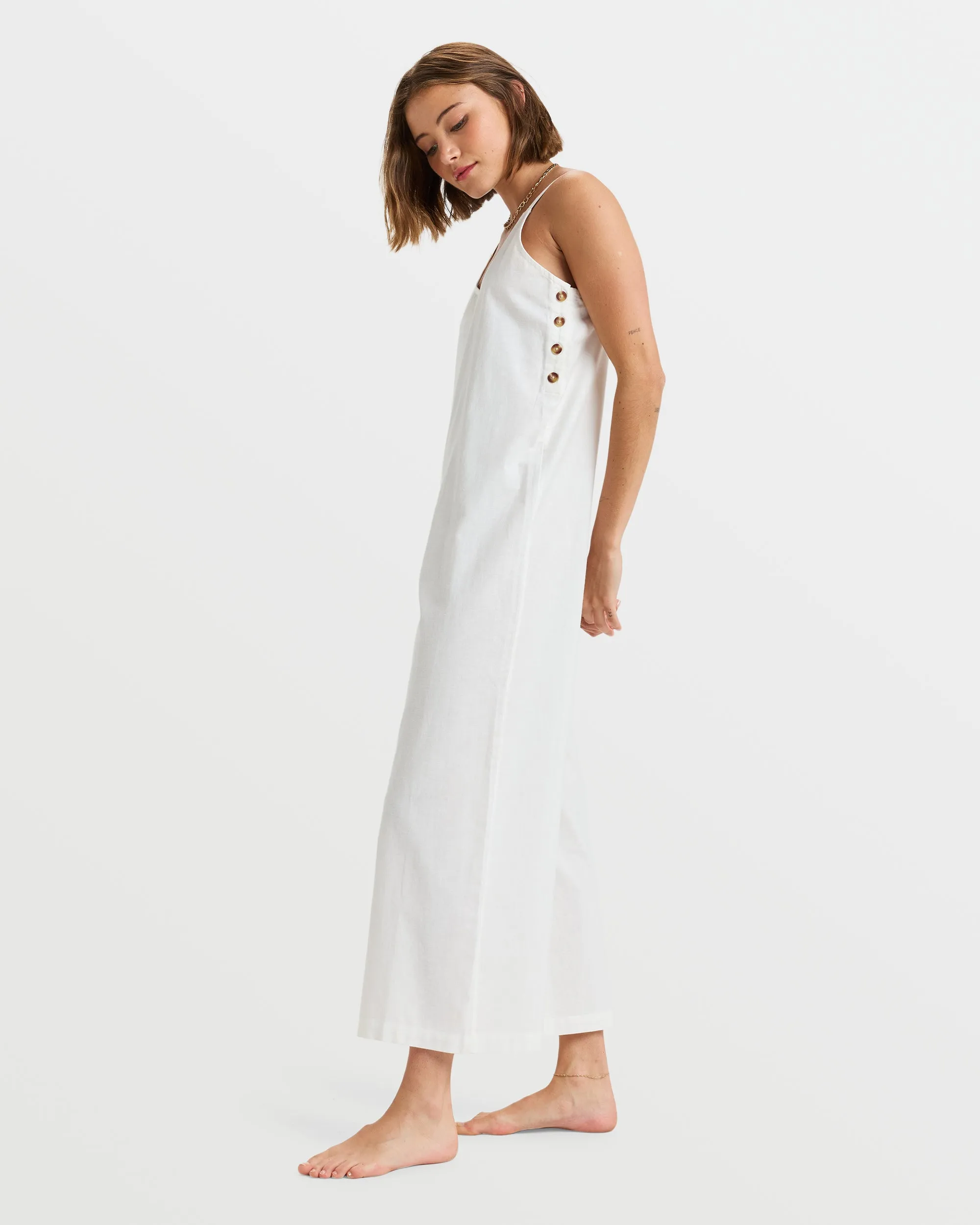 Summer Icon Jumpsuit - Egret sold by Roxy product image thumbnail 5