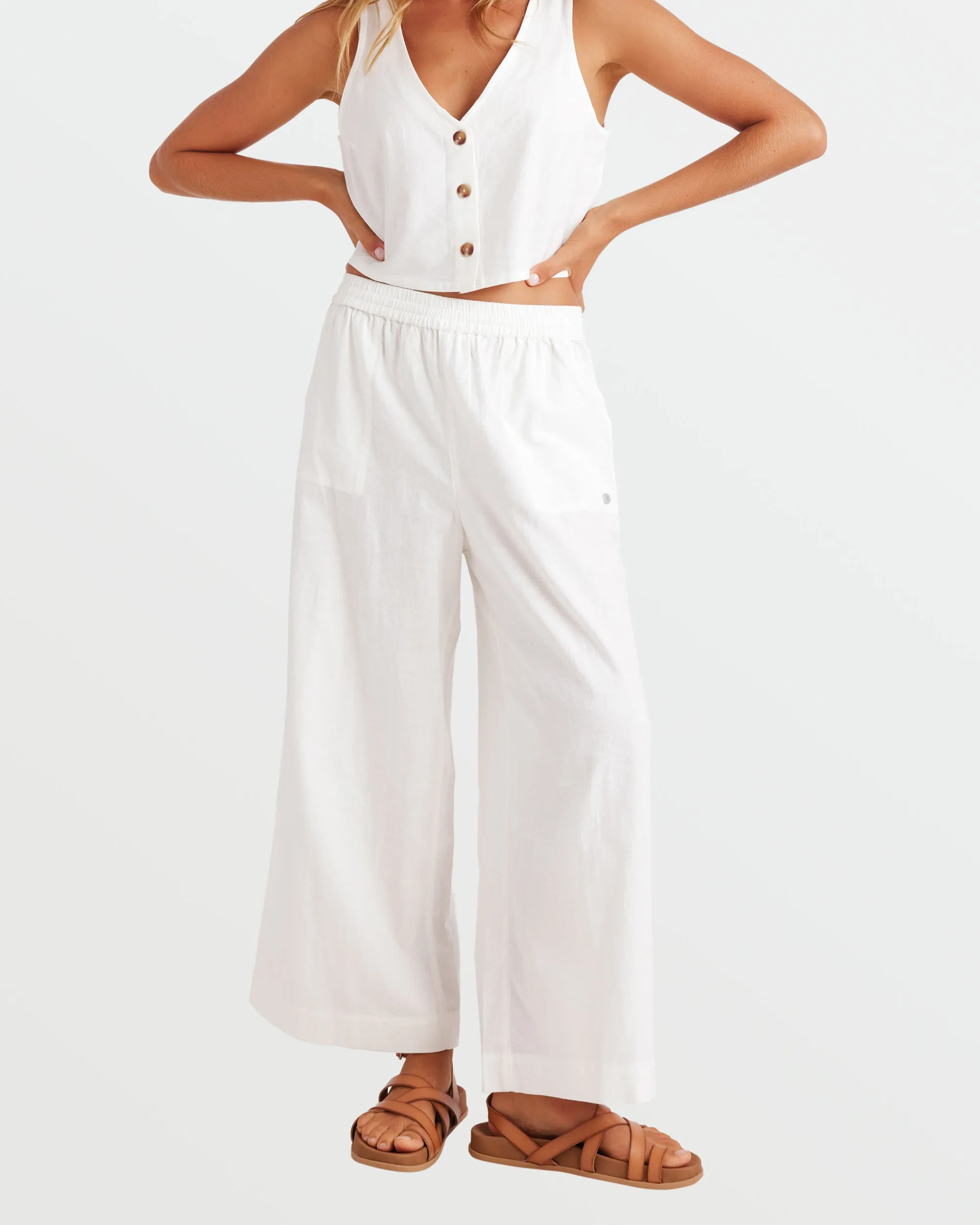 Lekeitio Bay Pants - Egret sold by Roxy product image thumbnail 5