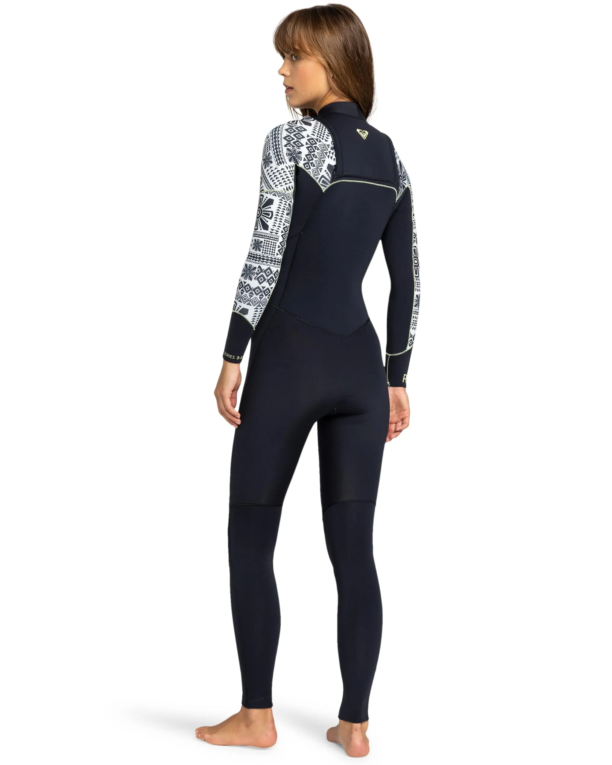 3/2mm Swell Series Chest Zip Wetsuit - Egret Mo Rockin Vibes sold by Roxy product image thumbnail 2