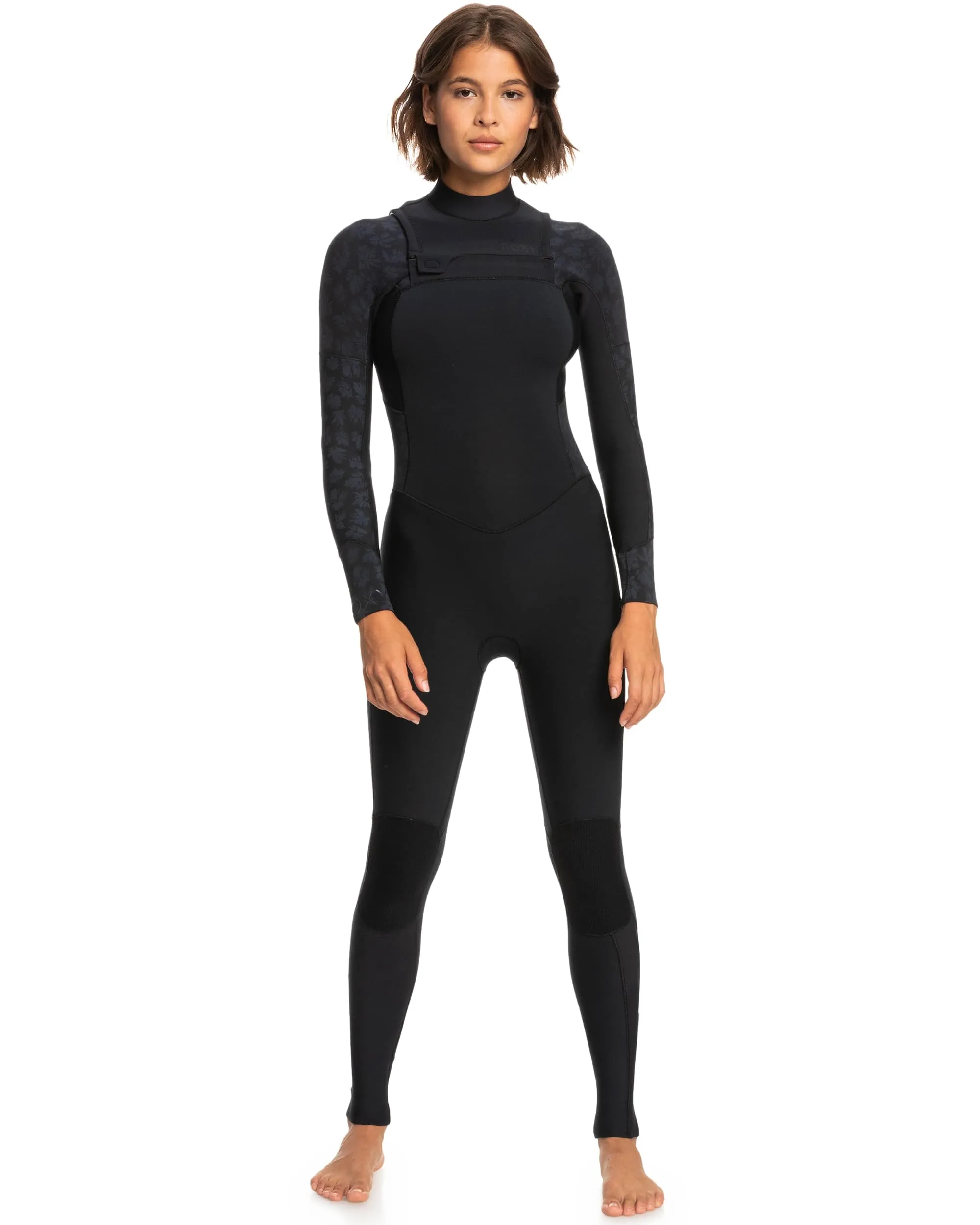 3/2mm Swell Series Chest Zip Wetsuit - Black sold by Roxy