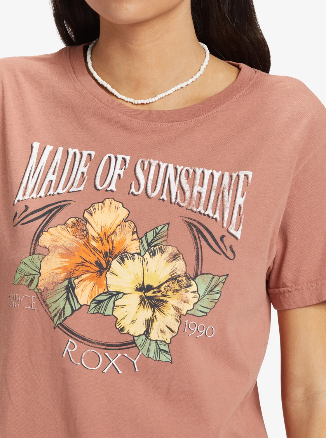 Made Of Sunshine Boyfriend T-Shirt - Cedar Wood sold by Roxy product image thumbnail 3