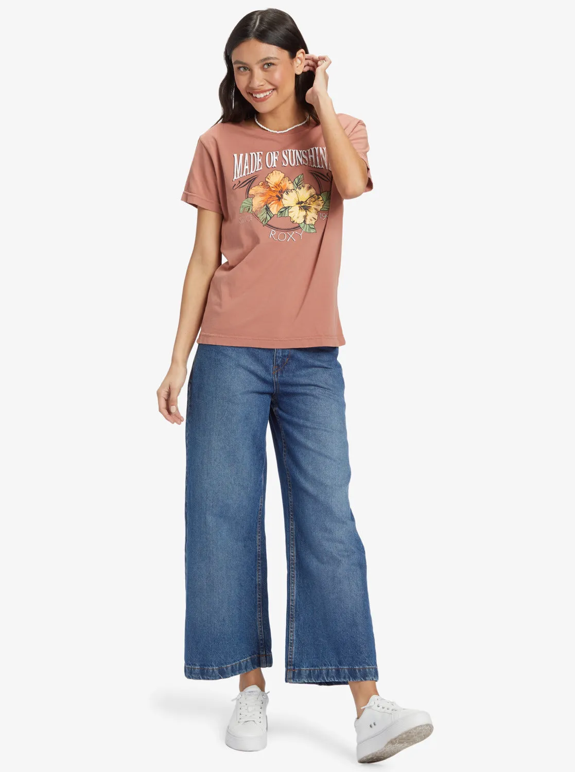 Made Of Sunshine Boyfriend T-Shirt - Cedar Wood sold by Roxy product image thumbnail 4