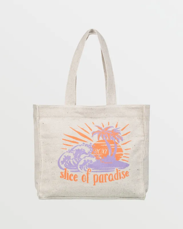 Drink The Wave Tote Bag - Natural sold by Roxy