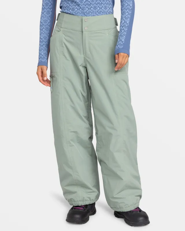 Chloe Kim Snow Pants - Lily Pad sold by Roxy