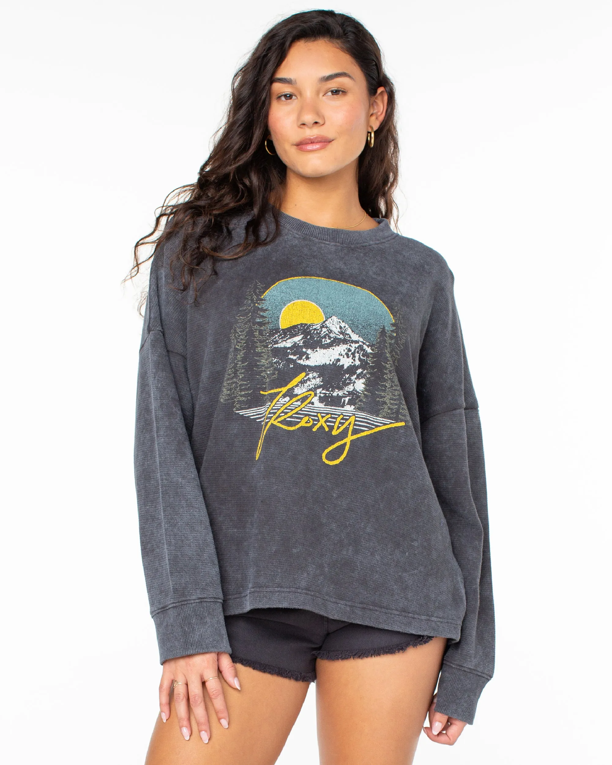 East Side Long Sleeve Top - Phantom sold by Roxy
