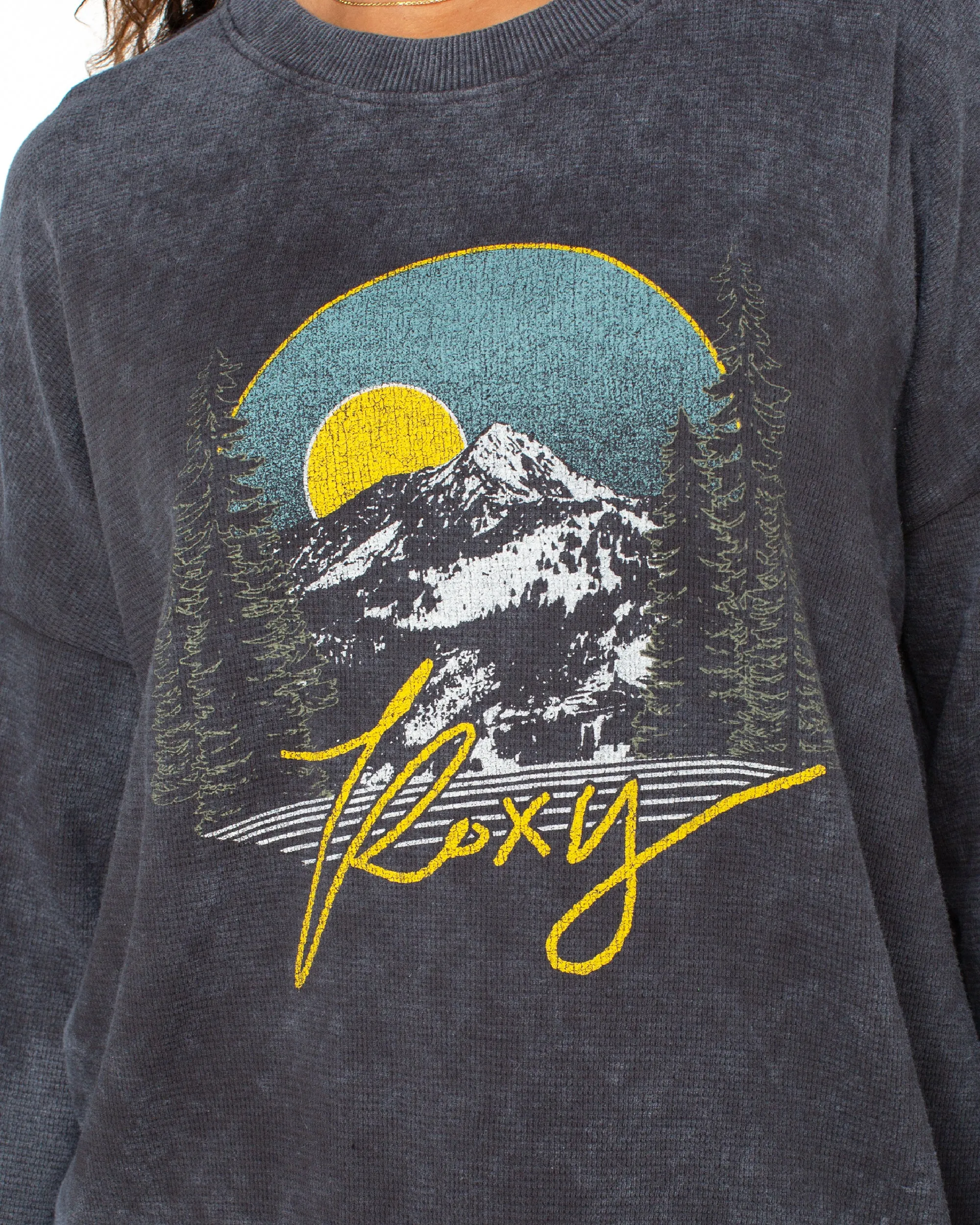 East Side Long Sleeve Top - Phantom sold by Roxy product image thumbnail 4