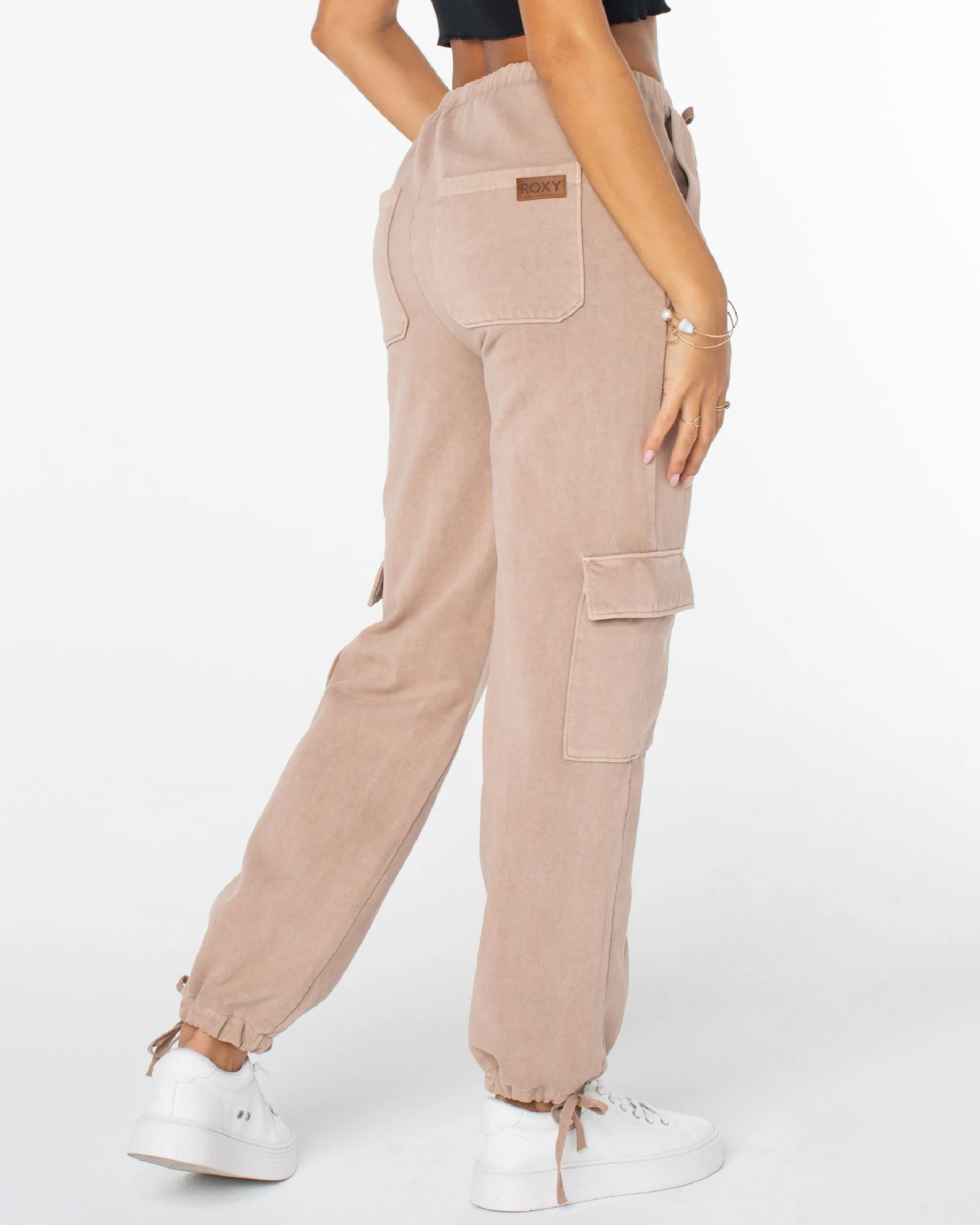 Double Up Cargo Sweatpants - Warm Taupe sold by Roxy product image thumbnail 2