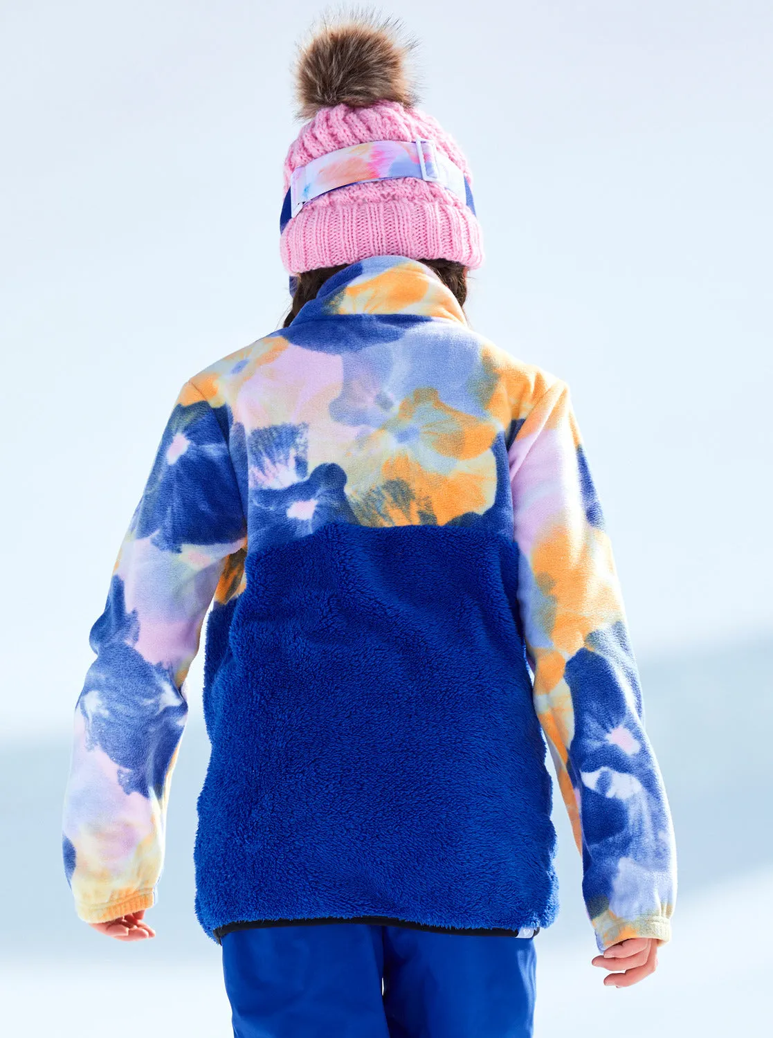 Girls 4-16 Alabama Technical Fleece - Bright White Pansy Pansy Rg sold by Roxy product image thumbnail 3