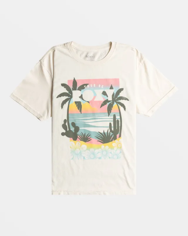 Girls 4-16 Tour De Roxy Oversized T-Shirt - Egret sold by Roxy