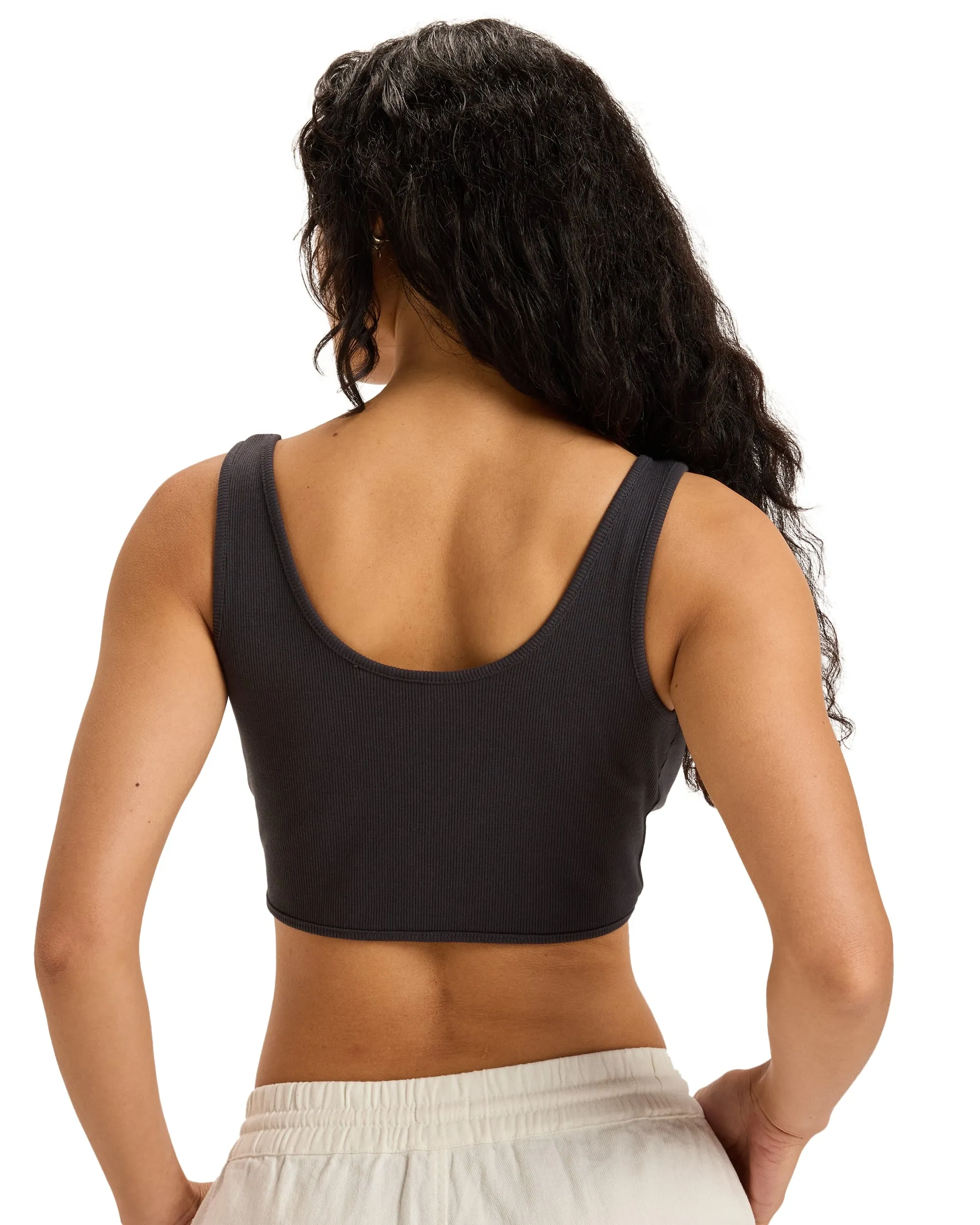 Riviera Cropped Tank Top - Phantom sold by Roxy product image thumbnail 2