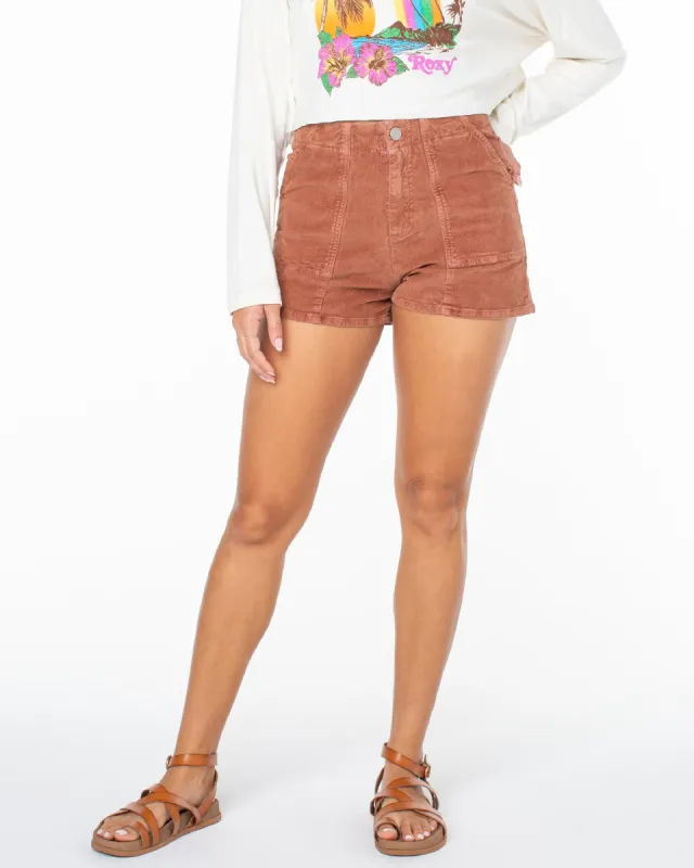 Sessions Corduroy Shorts - Russet sold by Roxy