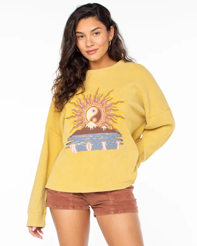 East Side Long Sleeve Top - Sauterne sold by Roxy