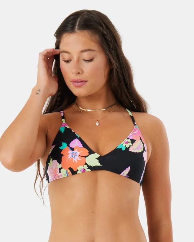 Wanderlust Athletic Triangle Bikini Top sold by Roxy