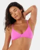 SD Beach Classics Athletic Triangle Bikini Top sold by Roxy