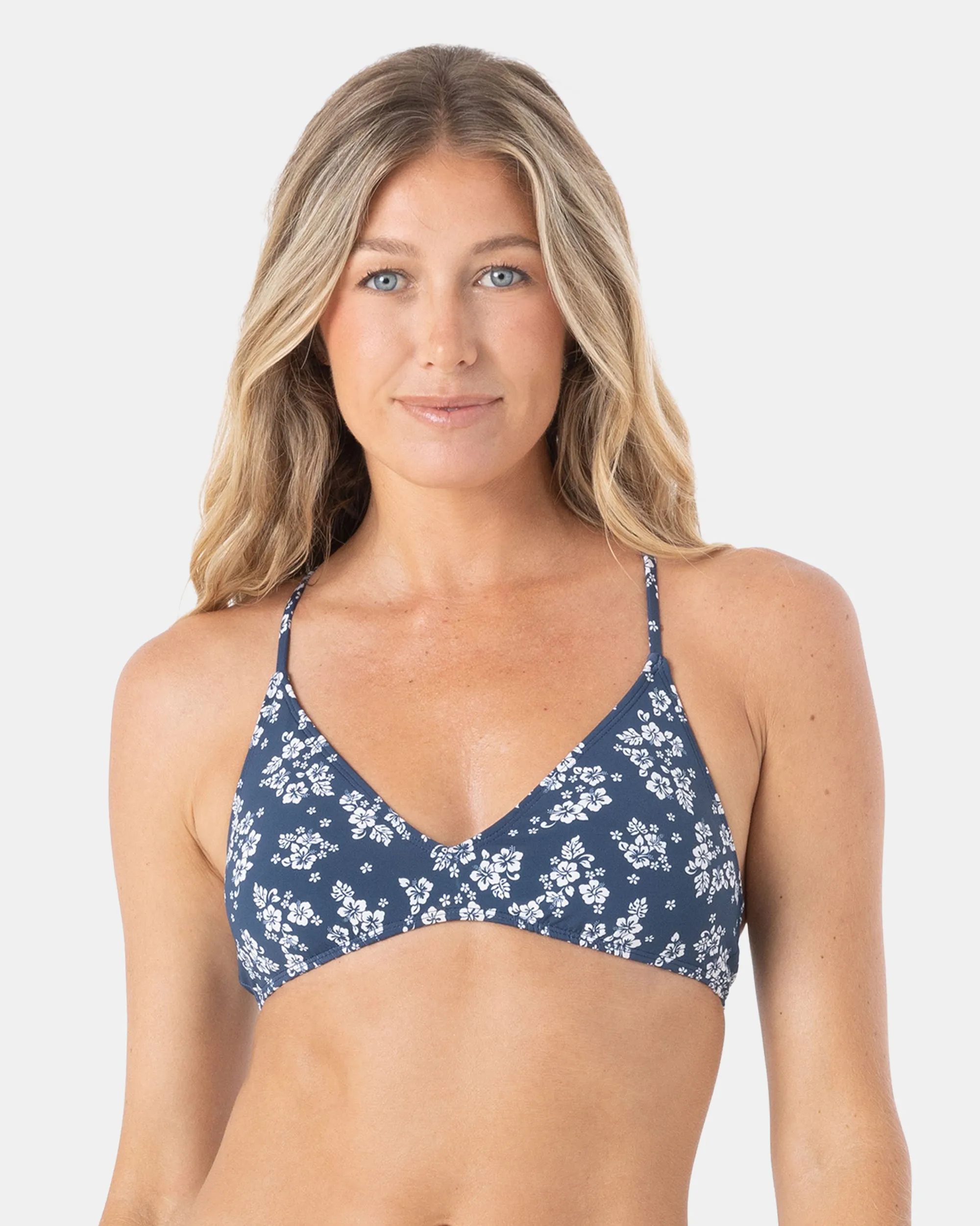Hibiscus Haven Athletic Triangle Bikini Top sold by Roxy product image thumbnail 3