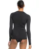 New Essentials Long Sleeve Zipped Lycra Rashguard sold by Roxy