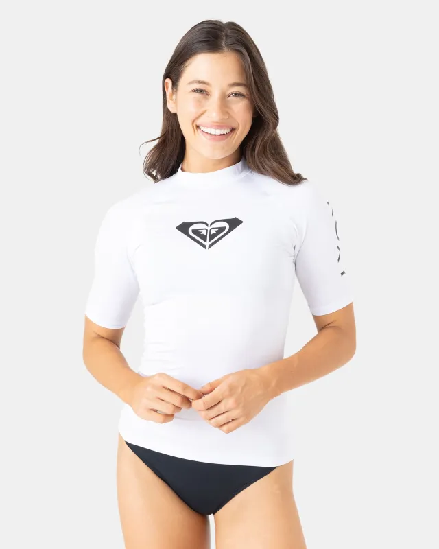 Whole Hearted Short Sleeve Rashguard sold by Roxy