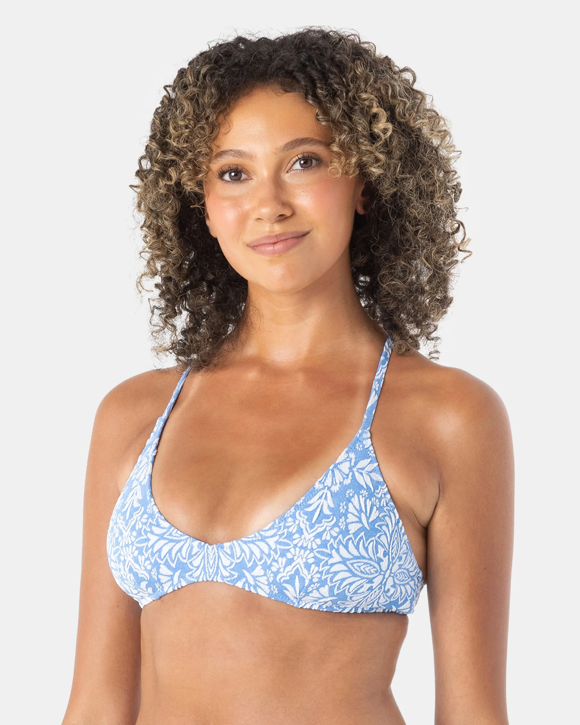 Tile Tranquility Athletic Triangle Bikini Top sold by Roxy product image thumbnail 3